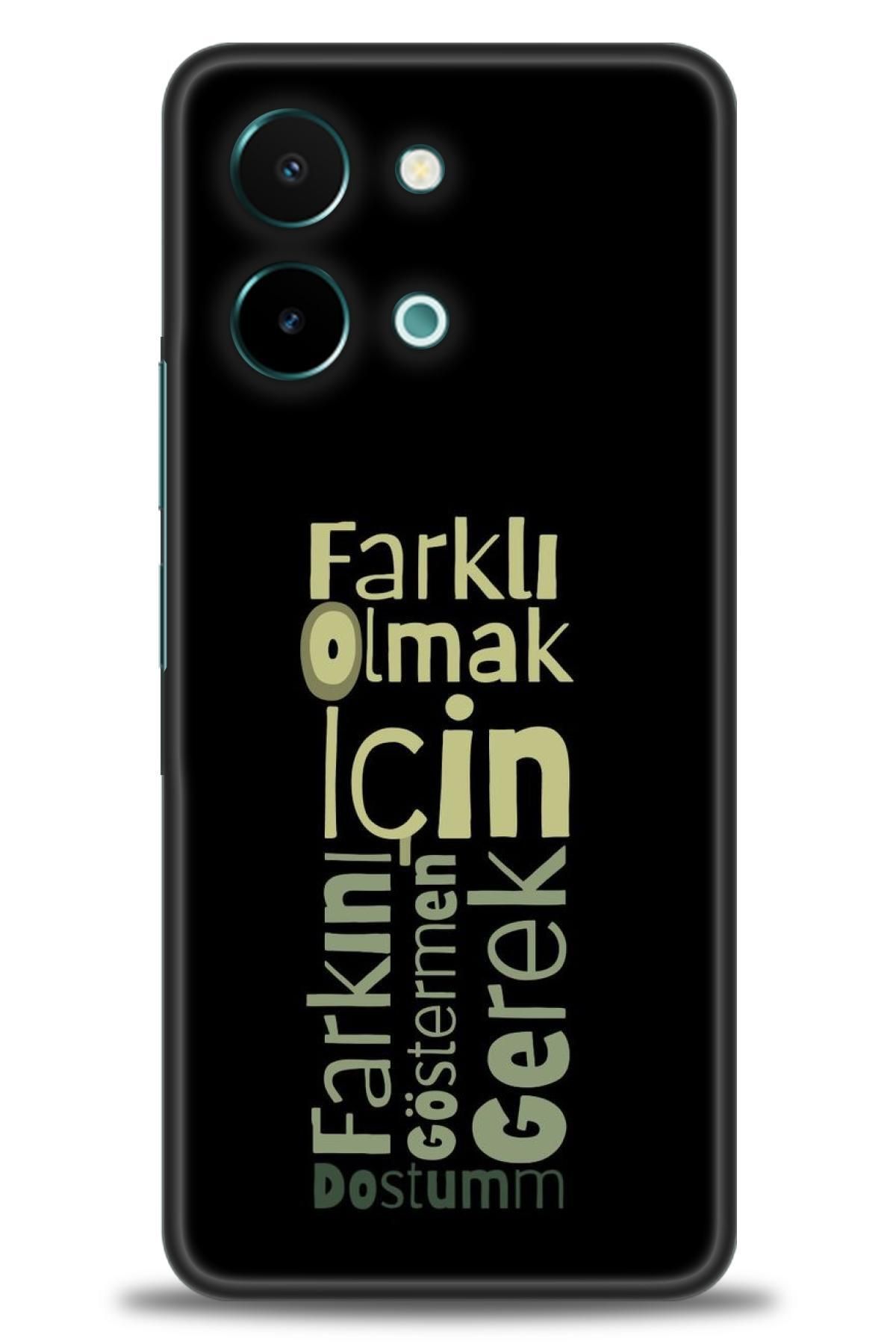 CooperTech Vivo Y28 İle Uyumlu HD Baskılı Silikon Kılıf - ÖzelSeriVivo - 2472