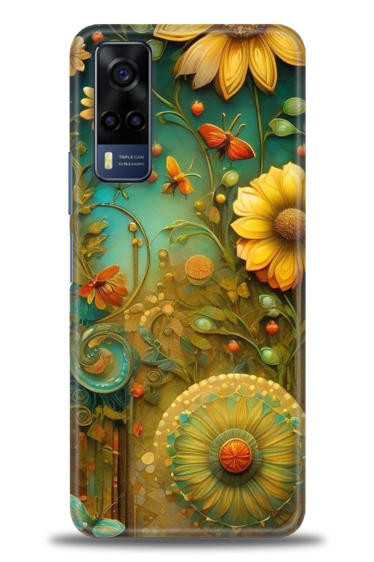 CooperTech Vivo Y53S / Y51 İle Uyumlu HD Baskılı Silikon Kılıf / Y V ÖzelSeri Vivo - 2424