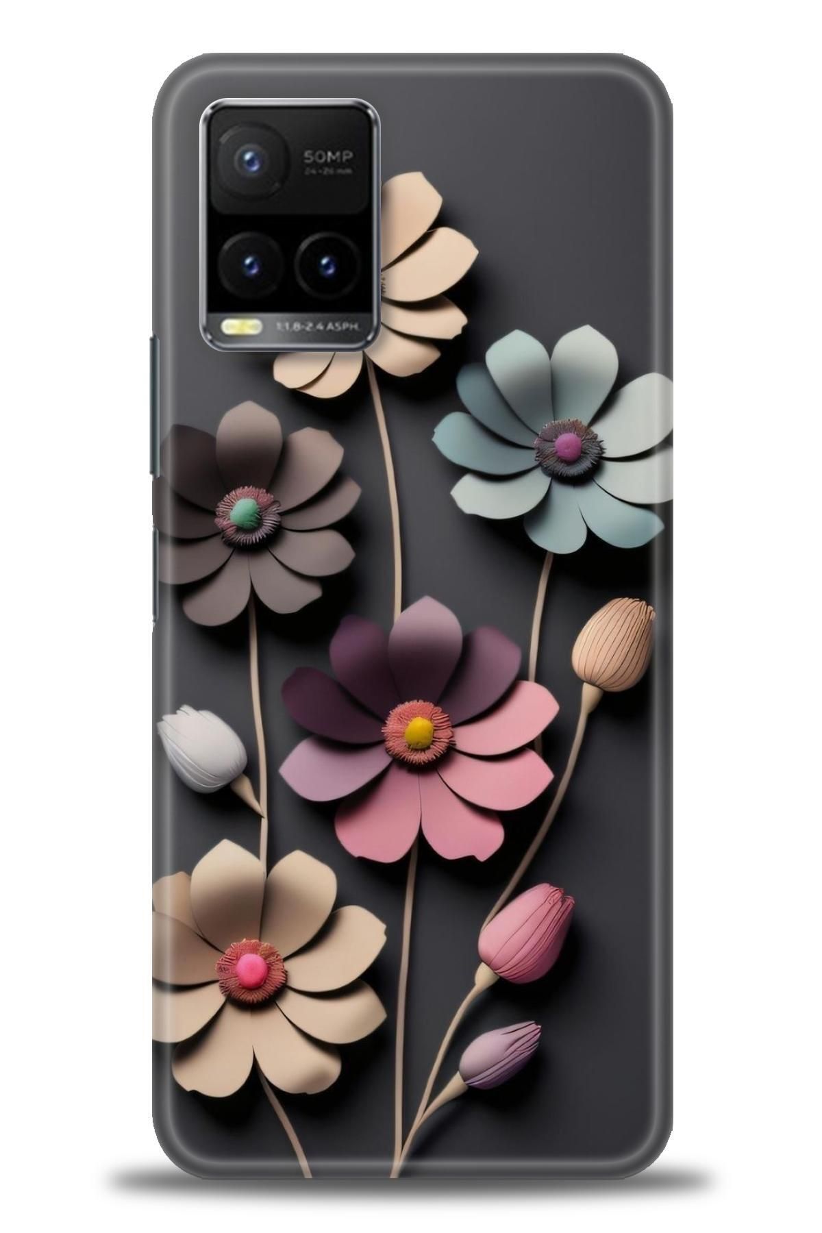 CooperTech Vivo Y21S / Y21 İle Uyumlu HD Baskılı Silikon Kılıf - ÖzelSeriVivo - 2045