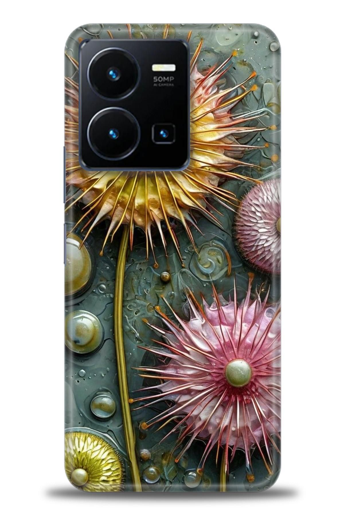 CooperTech Vivo Y35 İle Uyumlu HD Baskılı Silikon Kılıf - ÖzelSeriVivo - 2832