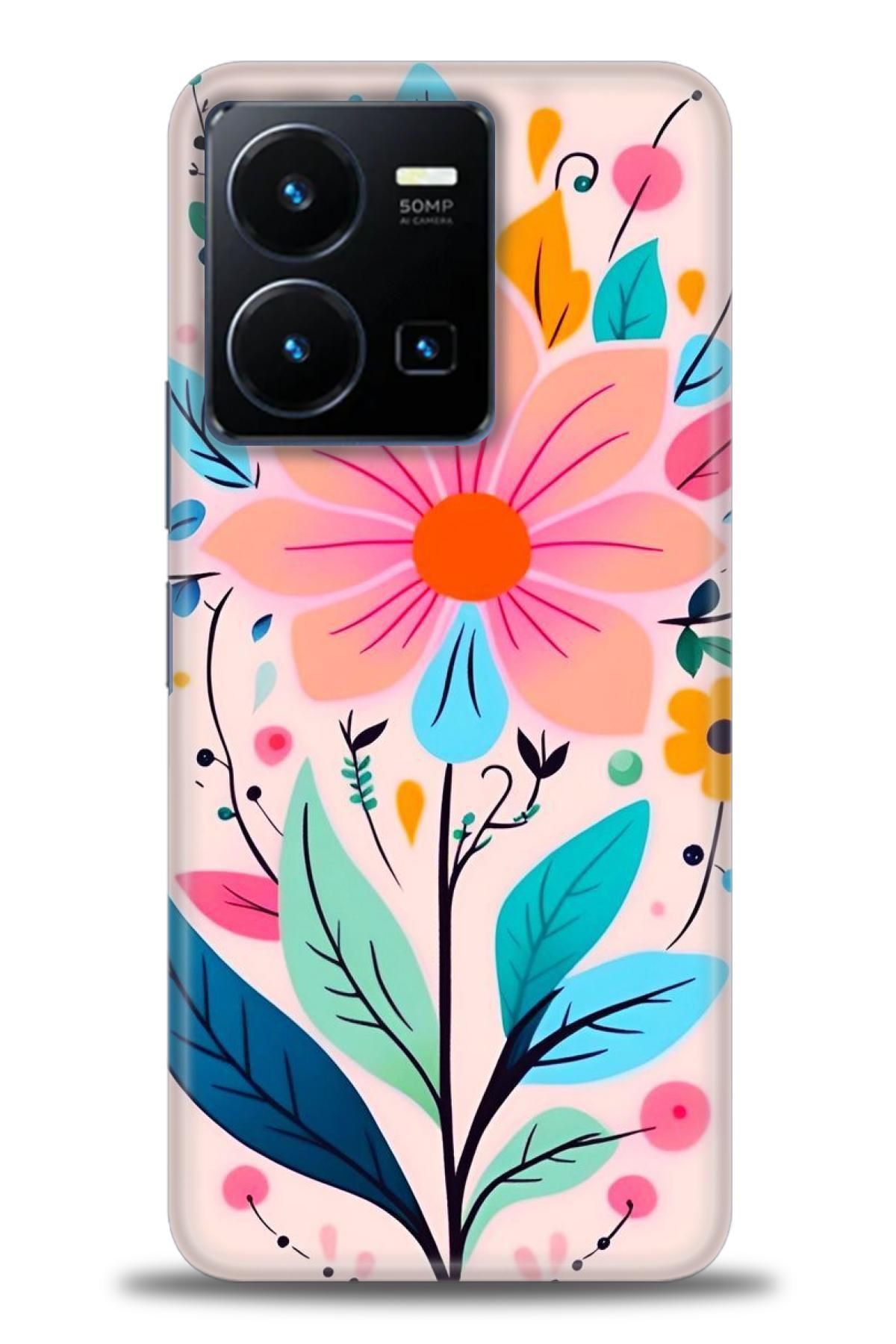 CooperTech Vivo Y35 İle Uyumlu HD Baskılı Silikon Kılıf / Y V ÖzelSeri Vivo - 2352