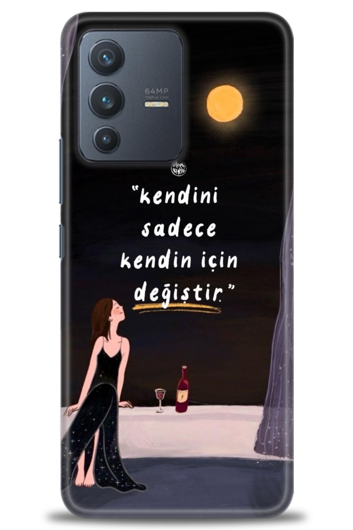 CooperTech Vivo V23 5G İle Uyumlu HD Baskılı Silikon Kılıf - ÖzelSeriVivo - 2224