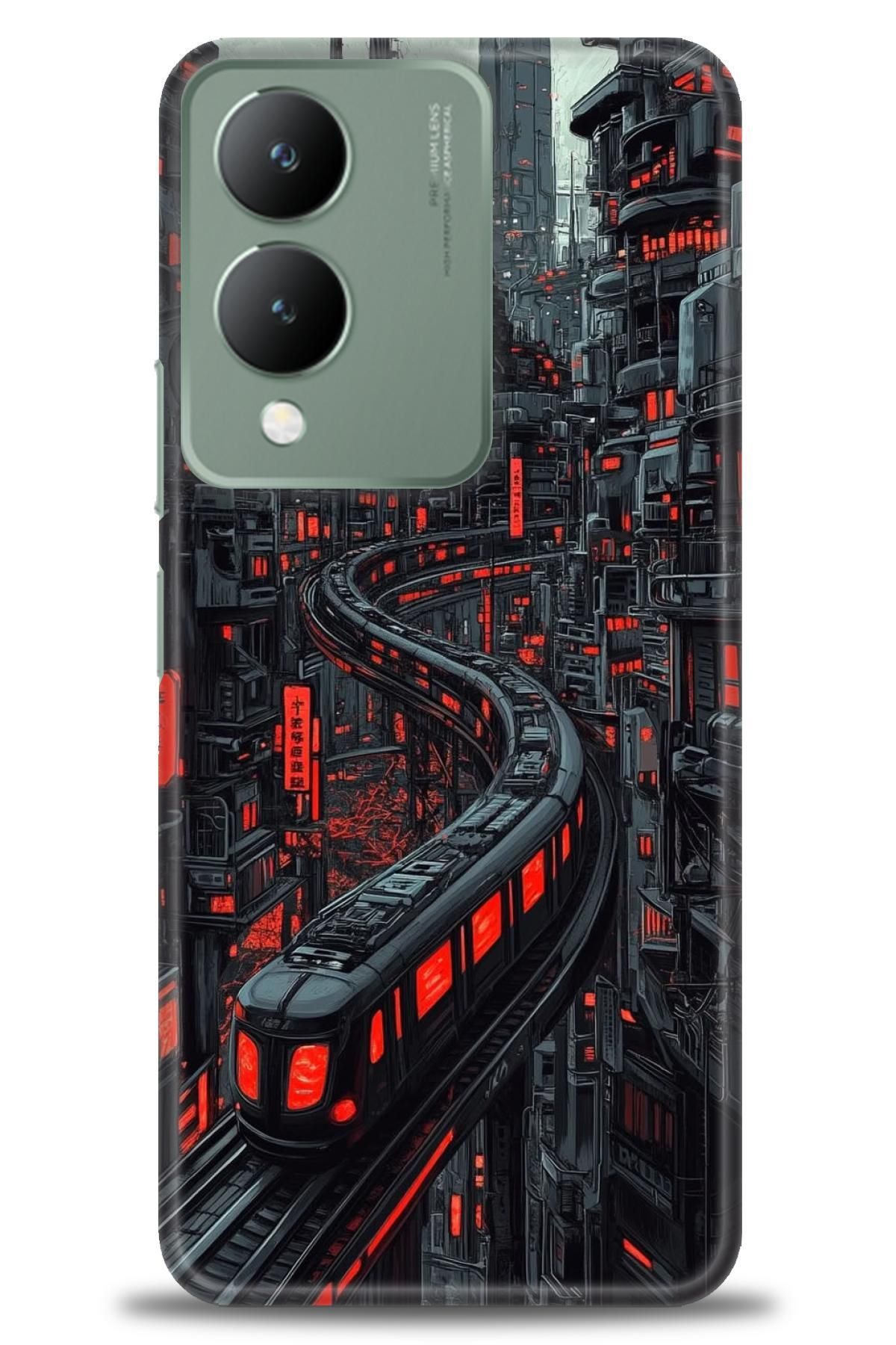 CooperTech Vivo Y17S İle Uyumlu HD Baskılı Silikon Kılıf / Y V ÖzelSeri Vivo - 2787