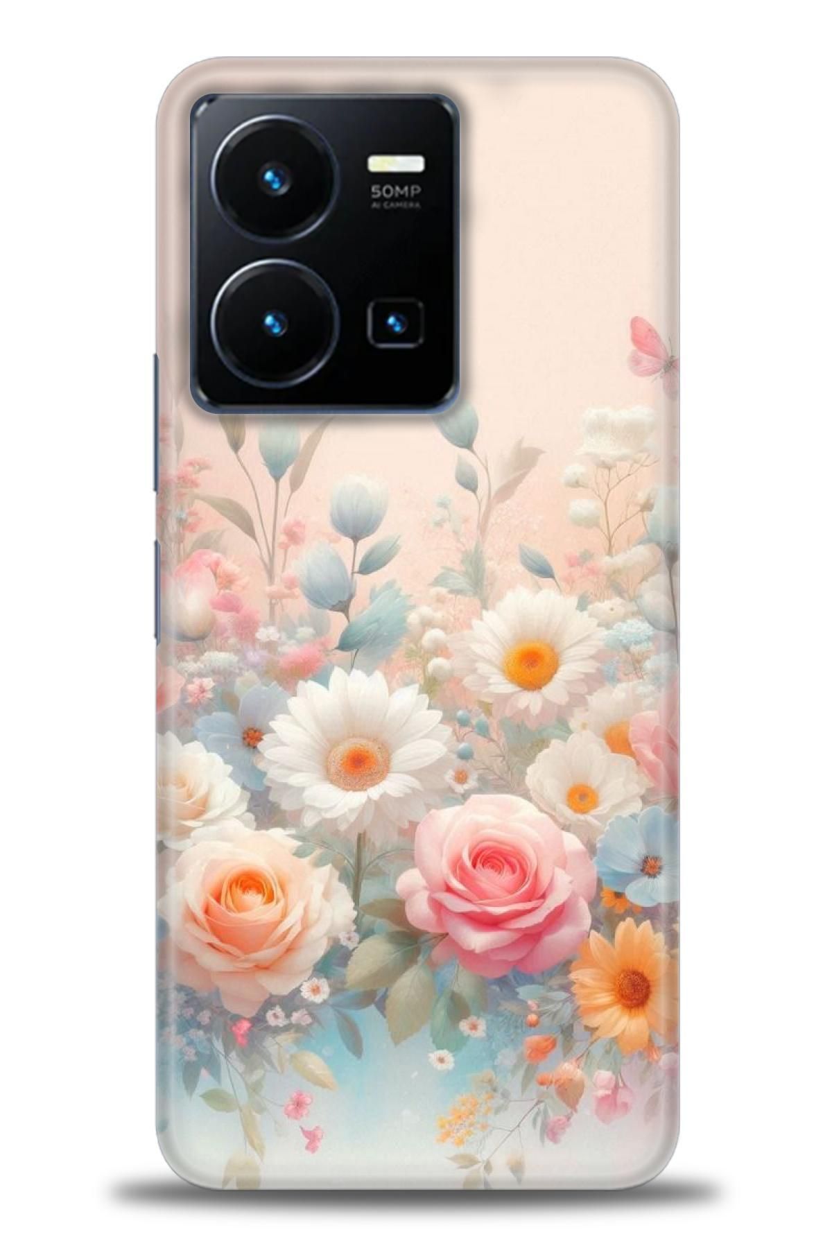 CooperTech Vivo Y35 İle Uyumlu HD Baskılı Silikon Kılıf / Y V ÖzelSeri Vivo - 2693
