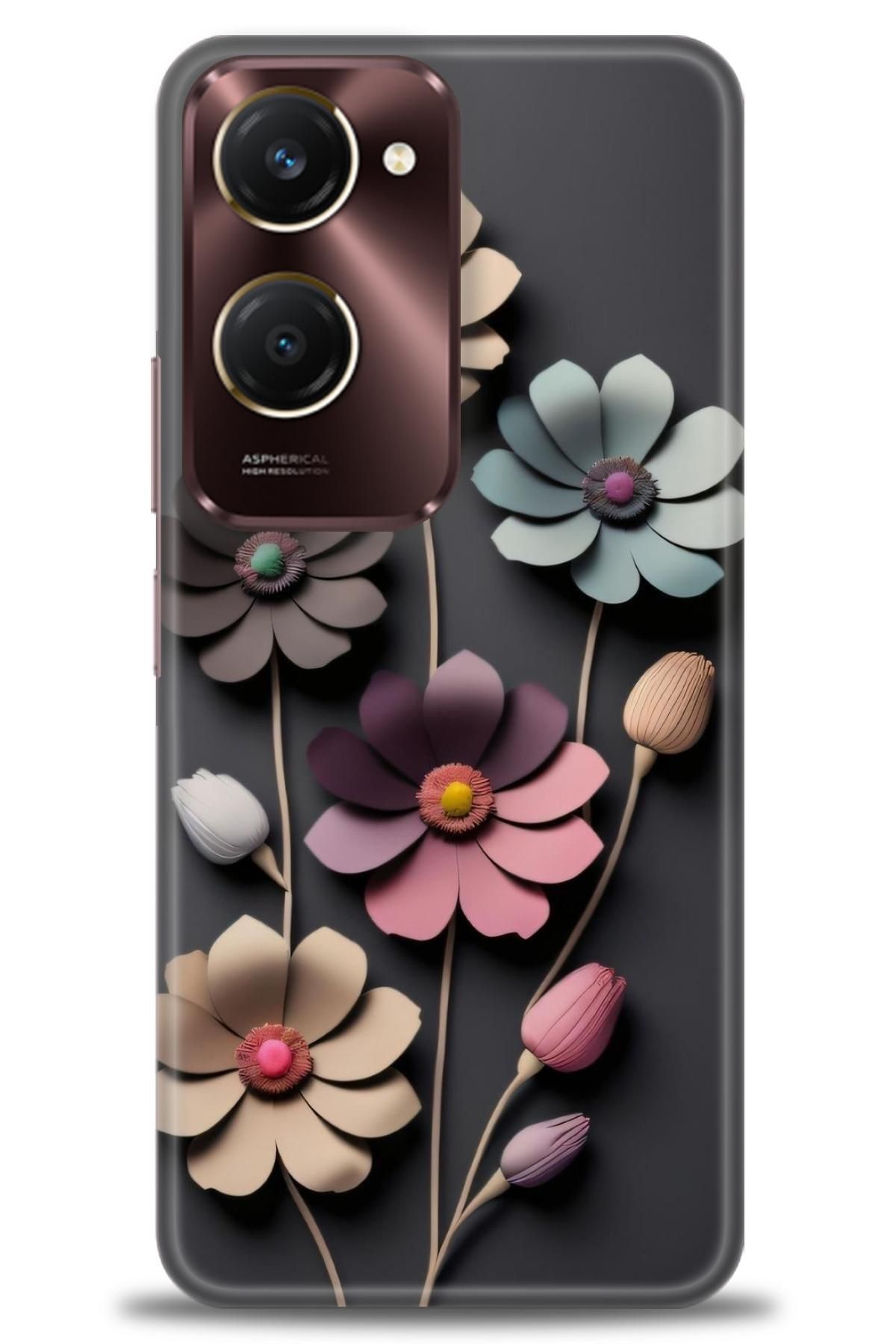 CooperTech Vivo Y18 İle Uyumlu HD Baskılı Silikon Kılıf - ÖzelSeriVivo - 2045