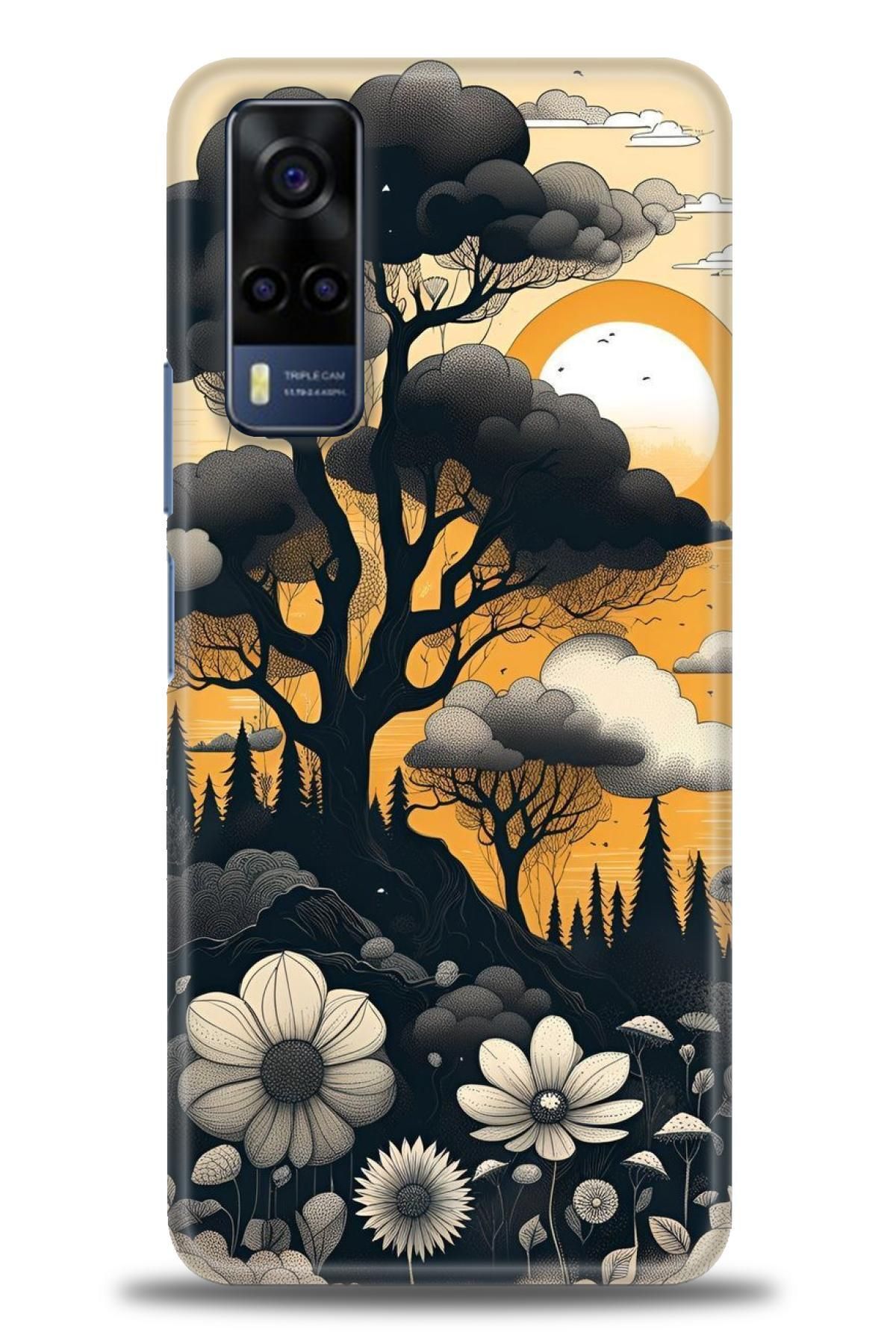 CooperTech Vivo Y53S / Y51 İle Uyumlu HD Baskılı Silikon Kılıf / Y V ÖzelSeri Vivo - 2253