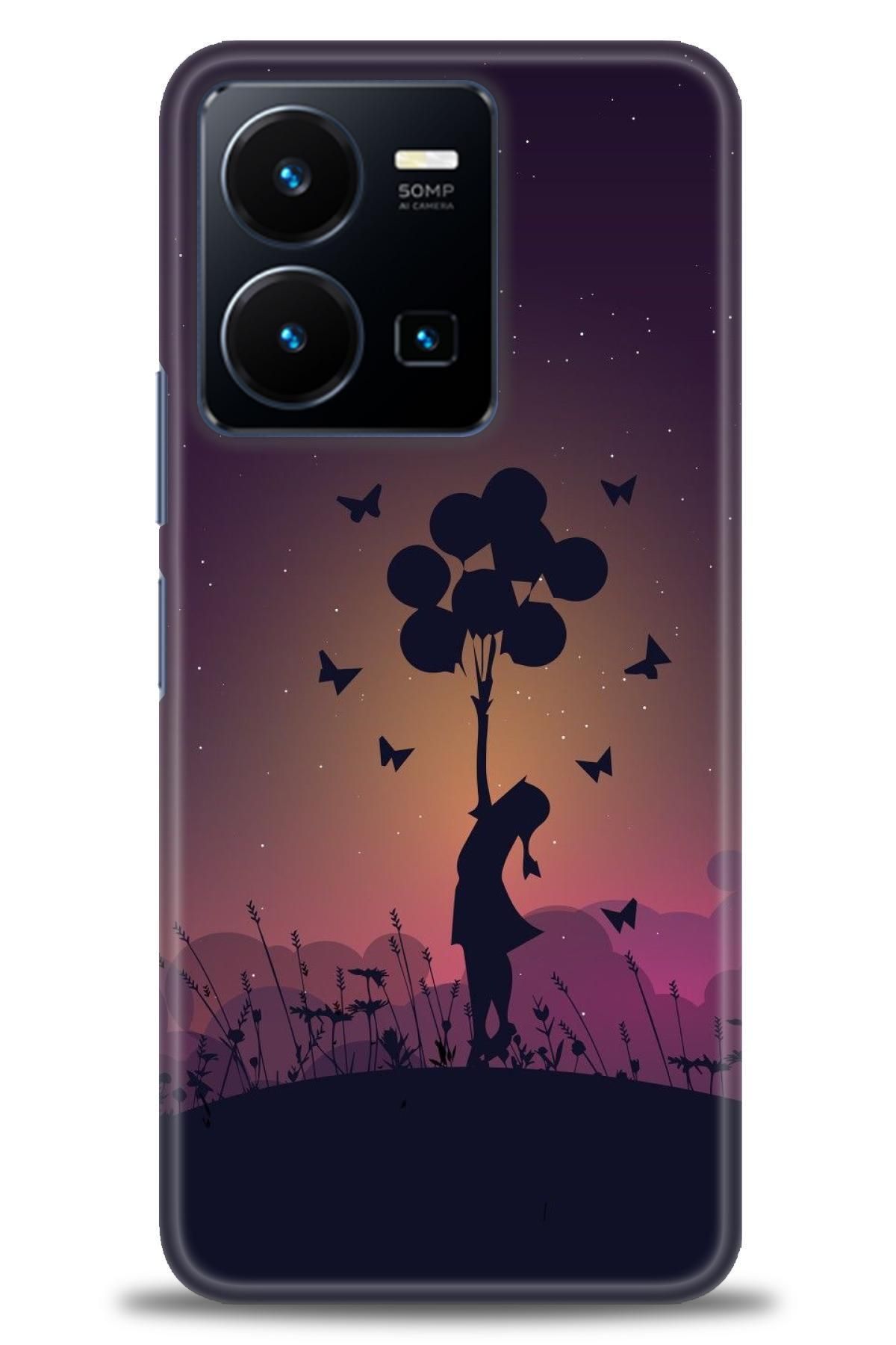 CooperTech Vivo Y22S İle Uyumlu HD Baskılı Silikon Kılıf / Y V ÖzelSeri Vivo - 2339