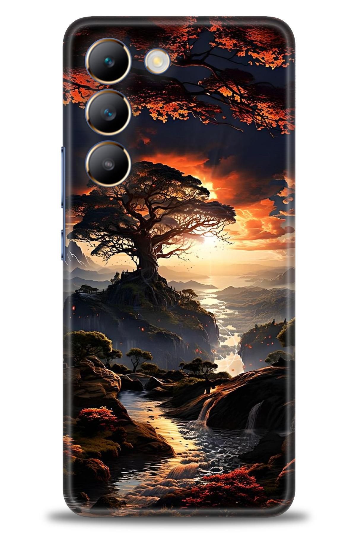 CooperTech Vivo V30 Lite İle Uyumlu HD Baskılı Silikon Kılıf / Y V ÖzelSeri Vivo - 2843