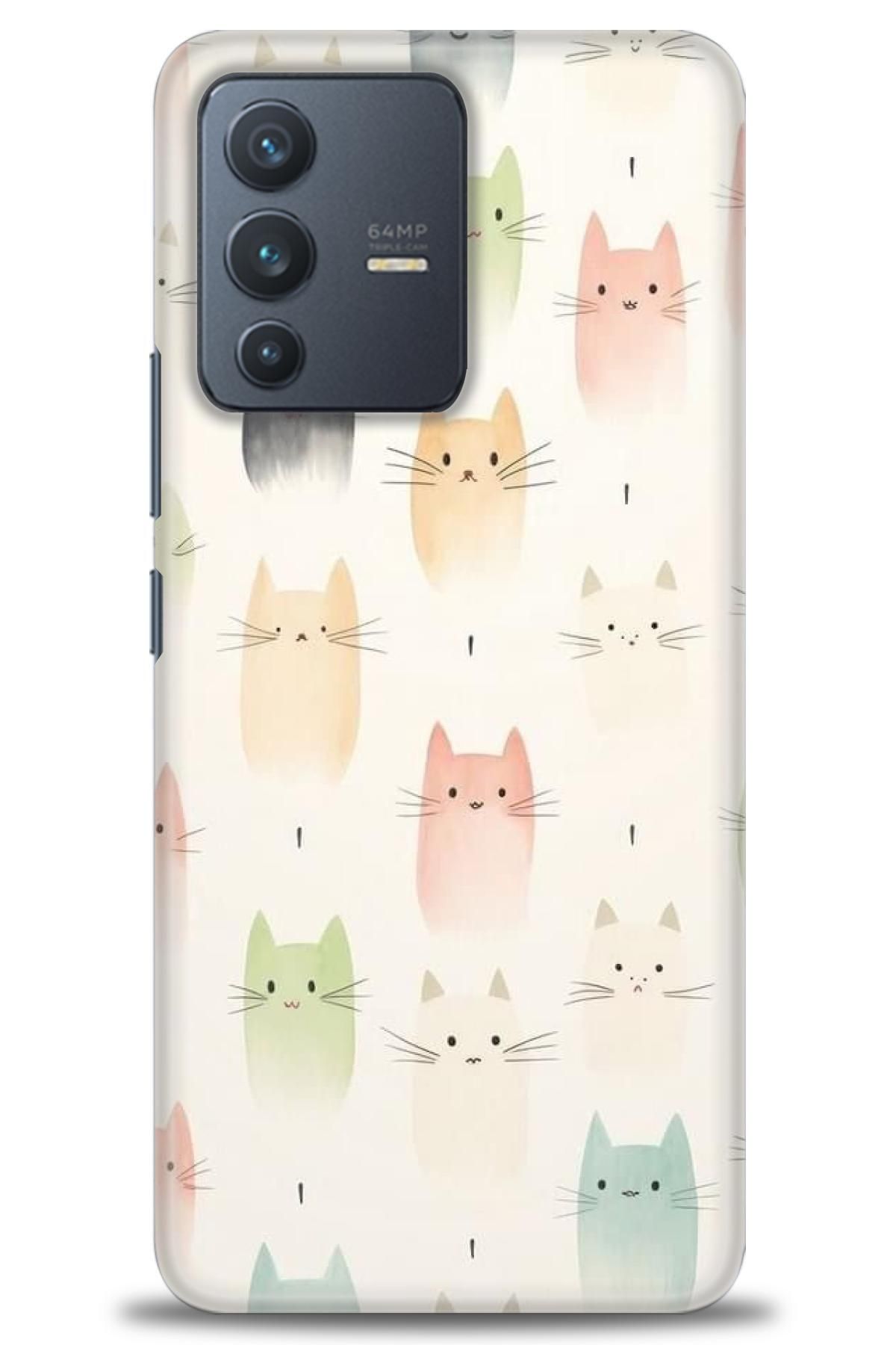 CooperTech Vivo V23 5G İle Uyumlu HD Baskılı Silikon Kılıf / Y V ÖzelSeri Vivo - 2661