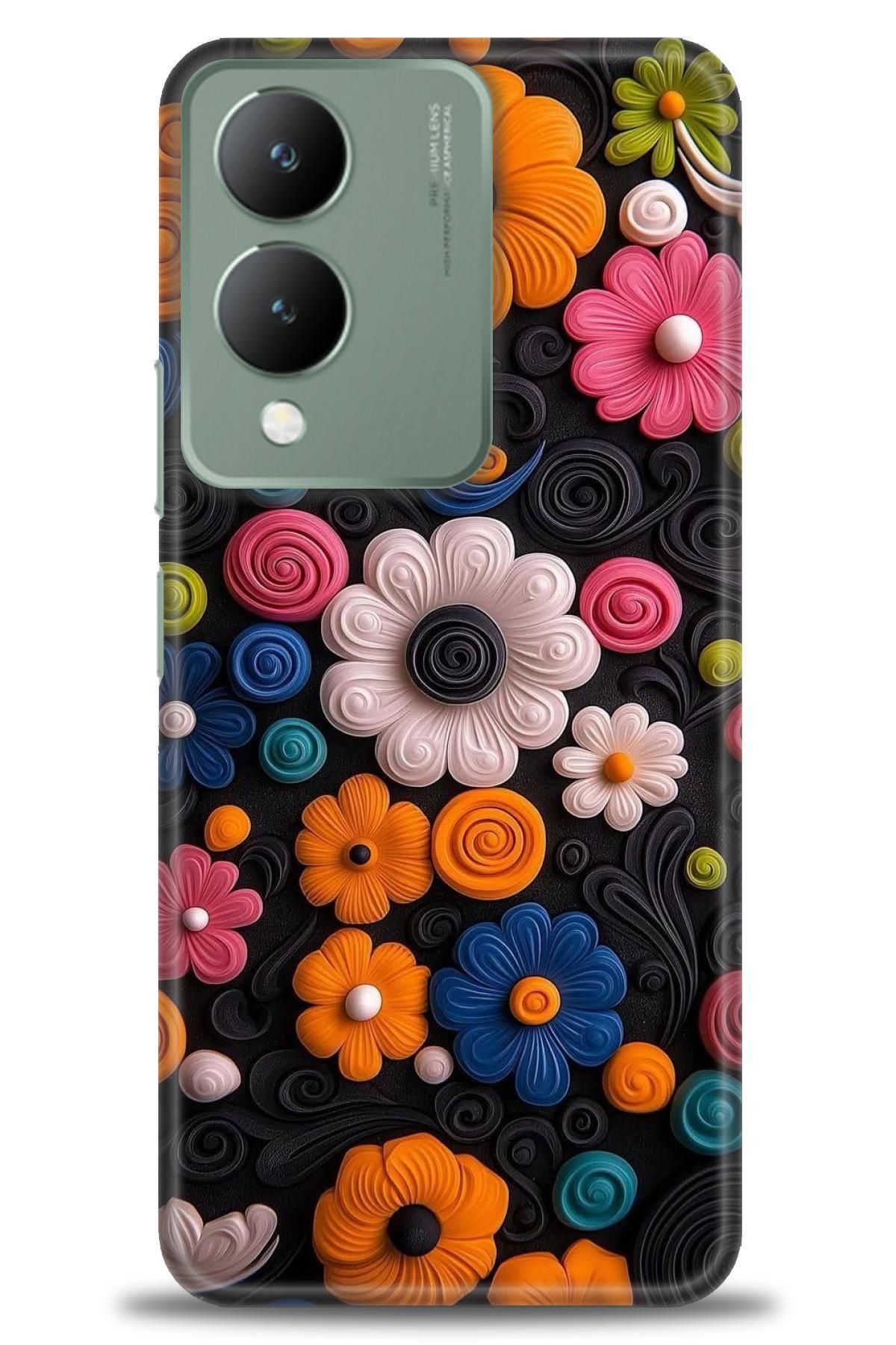 CooperTech Vivo Y17S İle Uyumlu HD Baskılı Silikon Kılıf - ÖzelSeriVivo - 2297