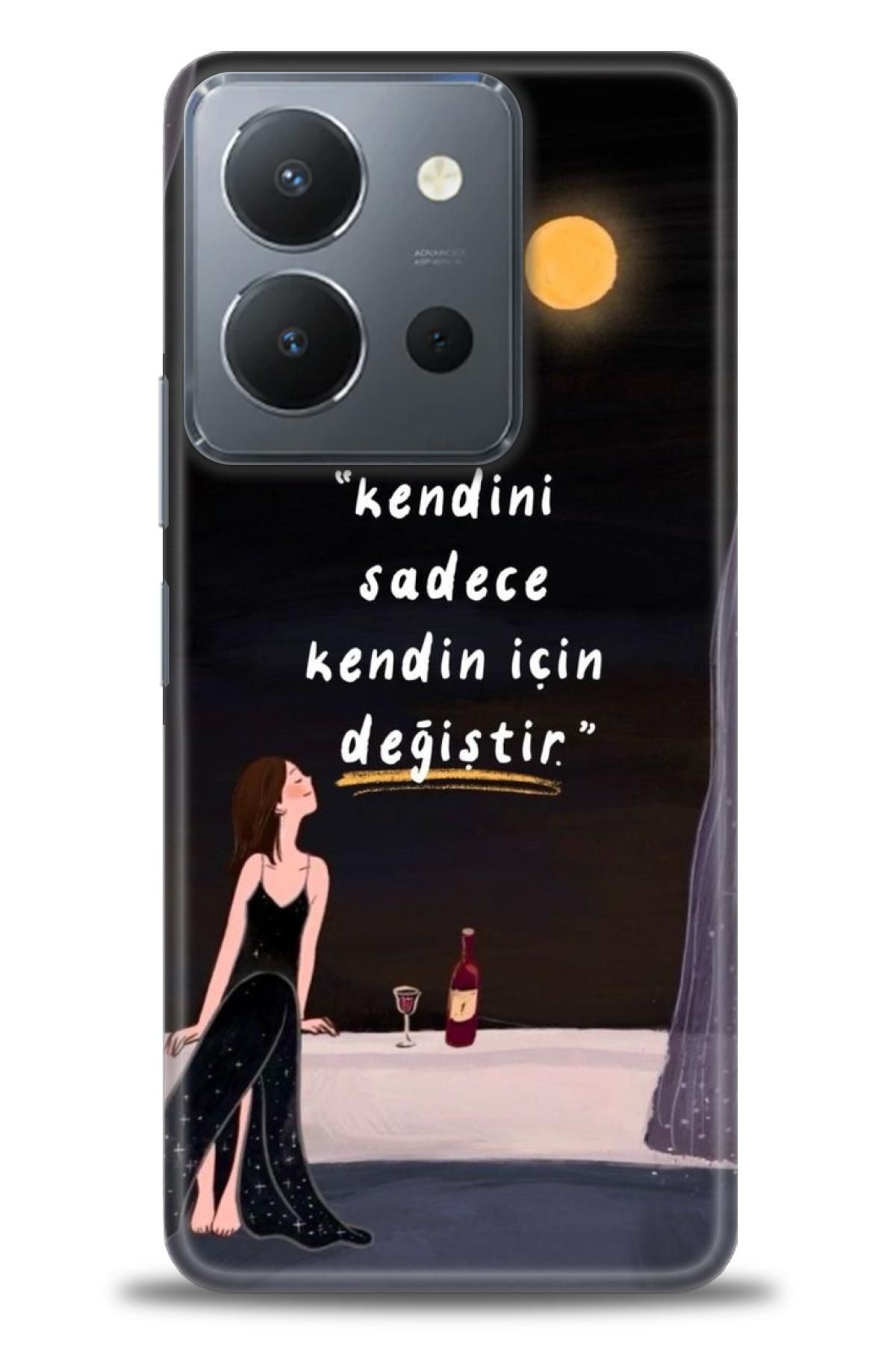 CooperTech Vivo Y36 4G İle Uyumlu HD Baskılı Silikon Kılıf / Y V ÖzelSeri Vivo - 2224