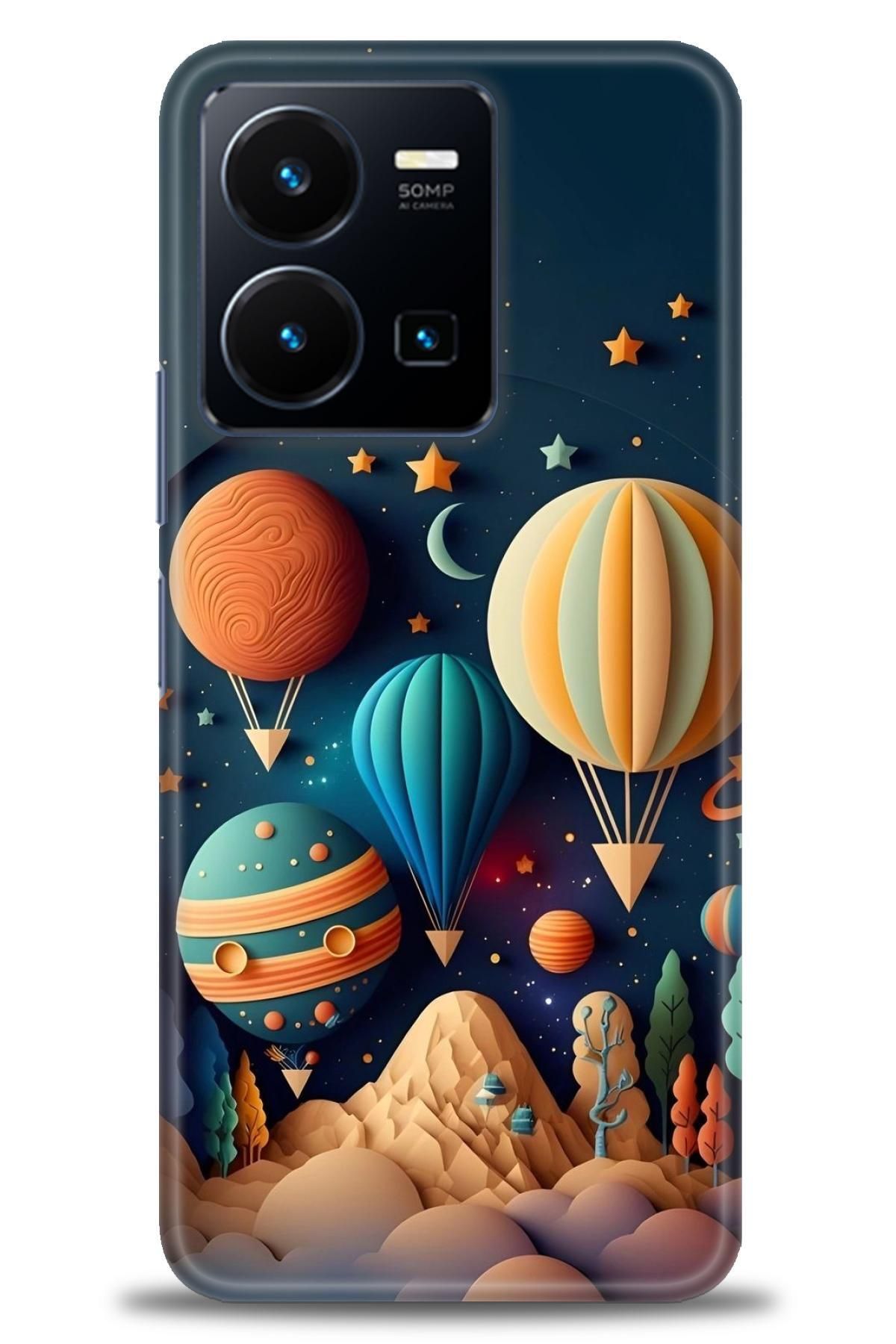 CooperTech Vivo Y22S İle Uyumlu HD Baskılı Silikon Kılıf / Y V ÖzelSeri Vivo - 2315