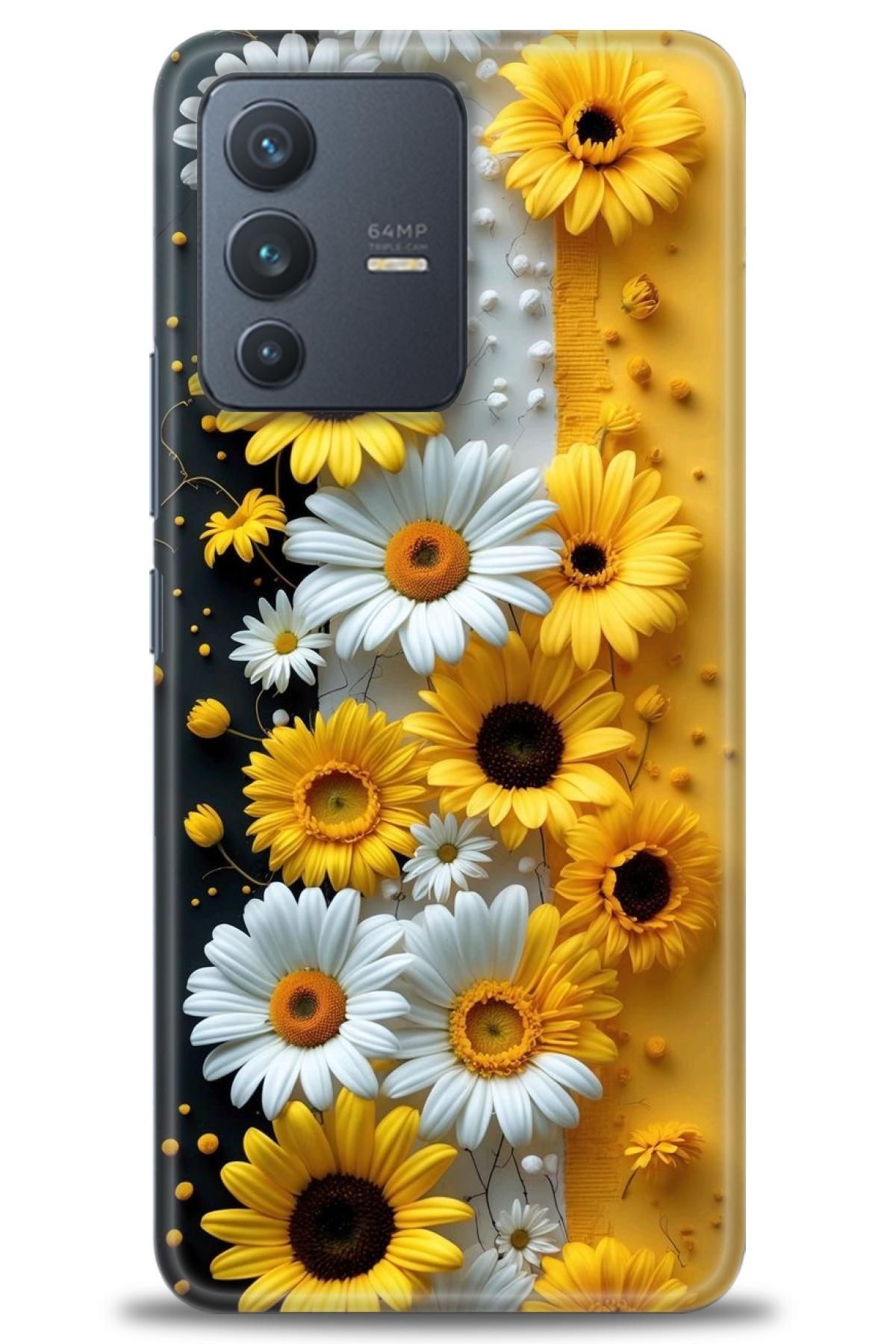 CooperTech Vivo V23 5G İle Uyumlu HD Baskılı Silikon Kılıf / Y V ÖzelSeri Vivo - 2643