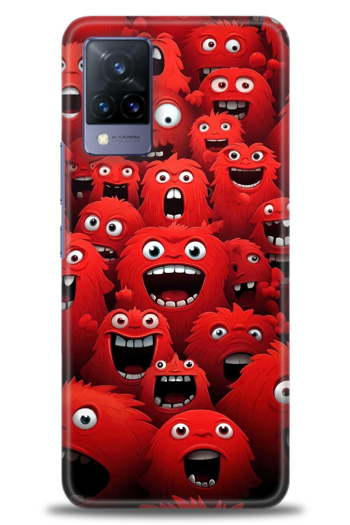 CooperTech Vivo V21 / V21E İle Uyumlu HD Baskılı Silikon Kılıf / Y V ÖzelSeri Vivo - 2262