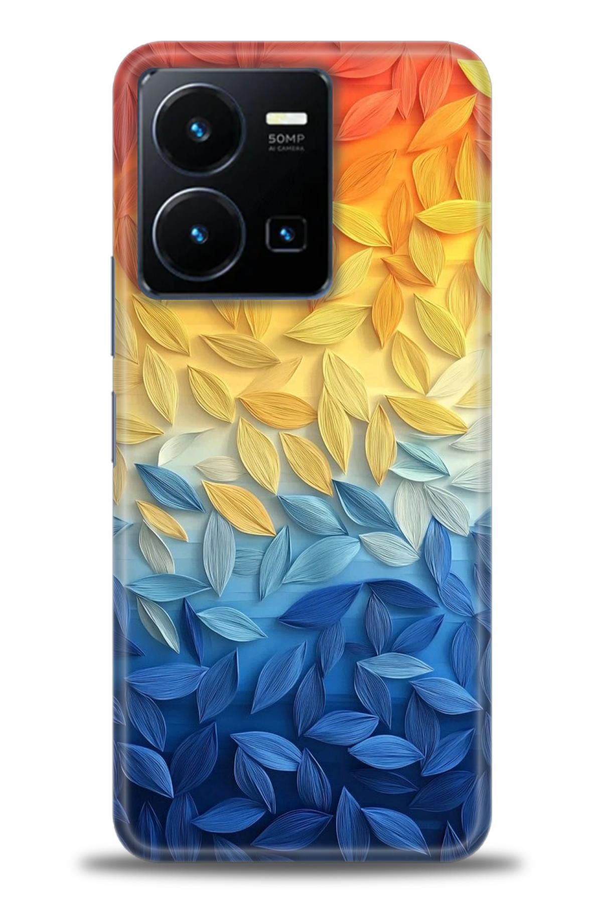CooperTech Vivo Y35 İle Uyumlu HD Baskılı Silikon Kılıf / Y V ÖzelSeri Vivo - 2255
