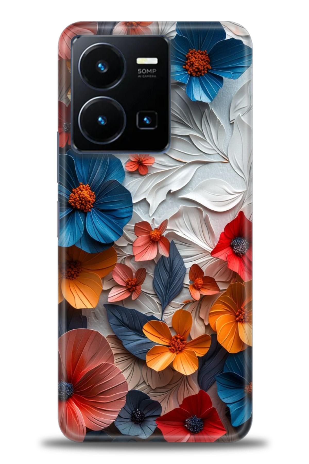 CooperTech Vivo Y35 İle Uyumlu HD Baskılı Silikon Kılıf / Y V ÖzelSeri Vivo - 2238