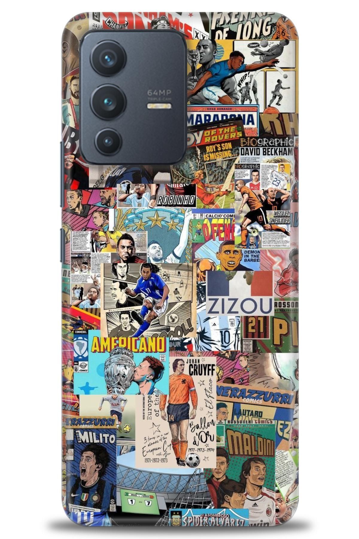 CooperTech Vivo V23 5G İle Uyumlu HD Baskılı Silikon Kılıf - ÖzelSeriVivo - 2660