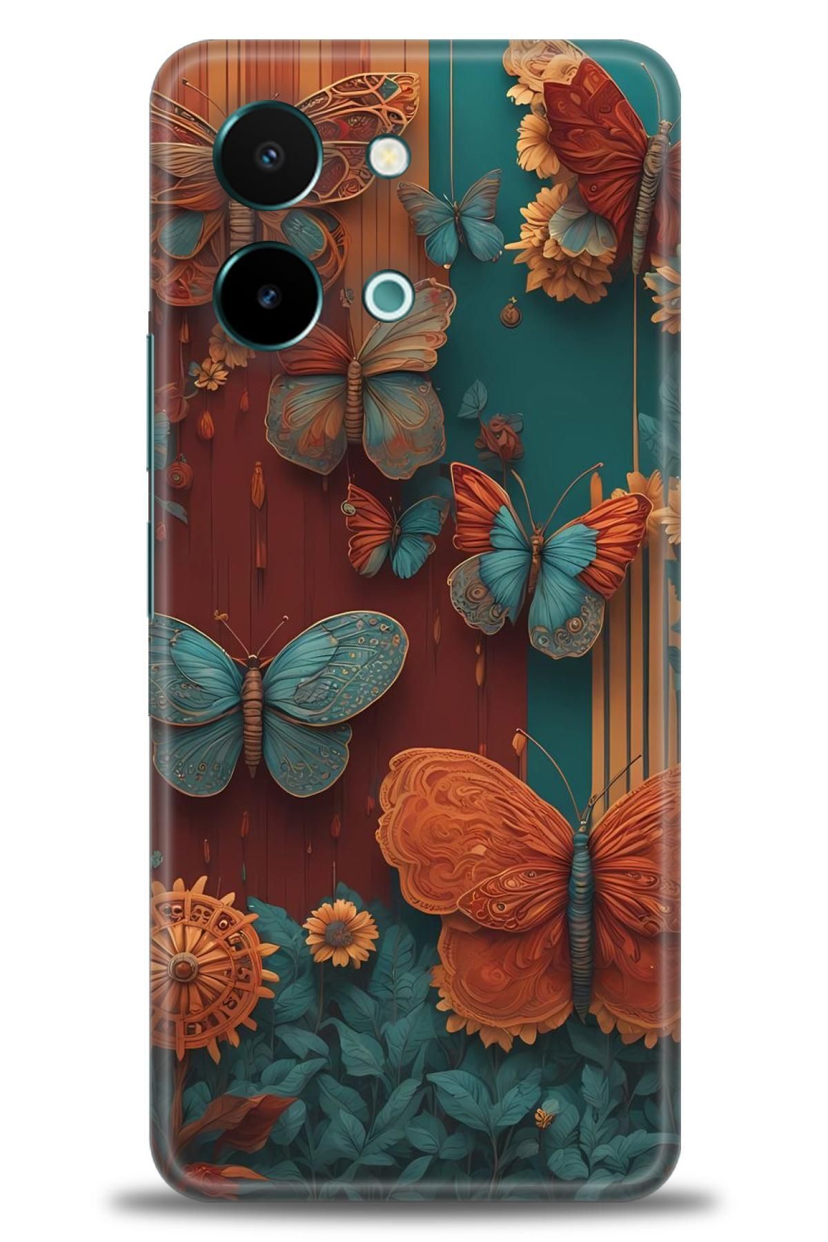CooperTech Vivo Y28 İle Uyumlu HD Baskılı Silikon Kılıf / Y V ÖzelSeri Vivo - 2434