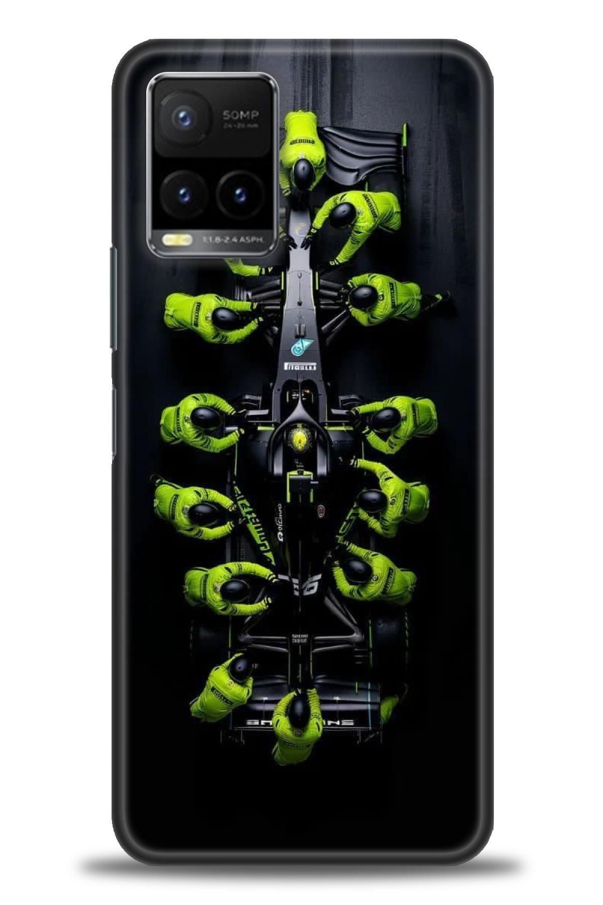 CooperTech Vivo Y21S / Y21 İle Uyumlu HD Baskılı Silikon Kılıf - ÖzelSeriVivo - 2837