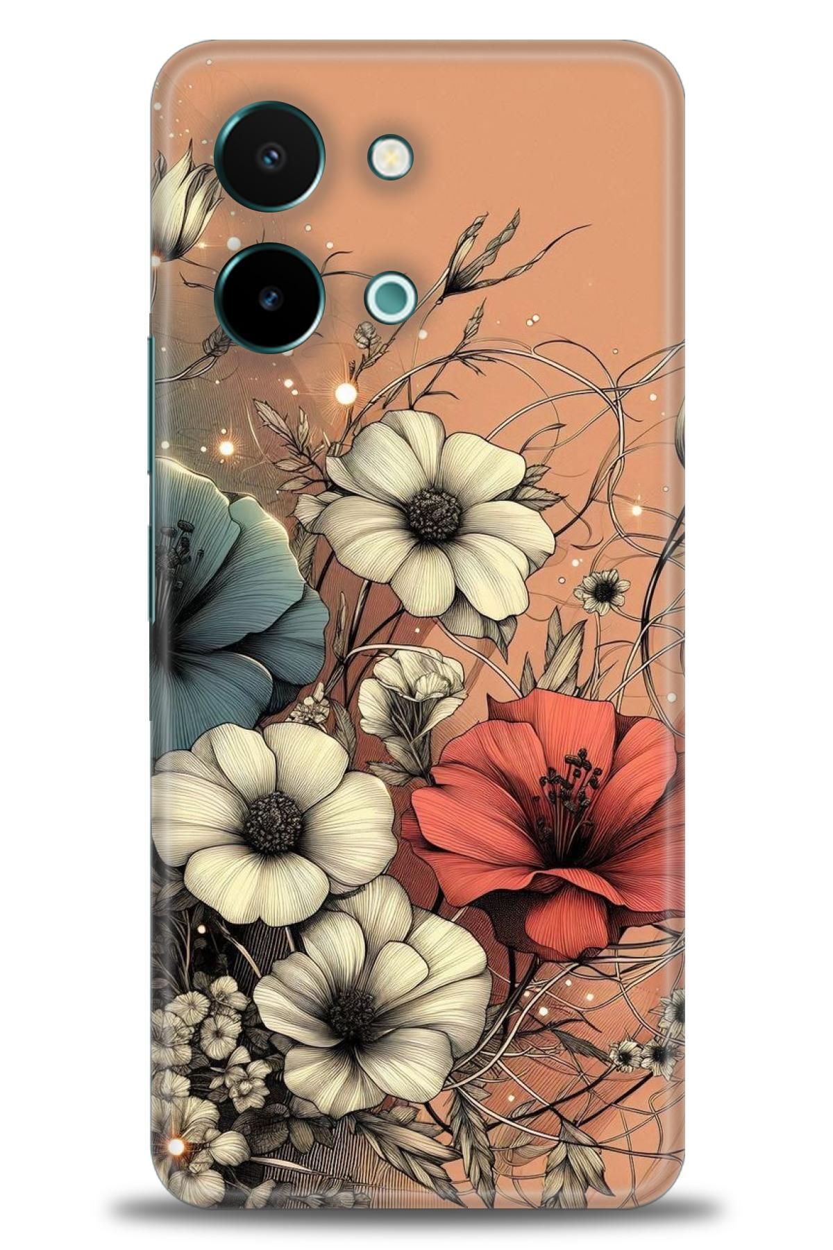 CooperTech Vivo Y28 İle Uyumlu HD Baskılı Silikon Kılıf - ÖzelSeriVivo - 2840