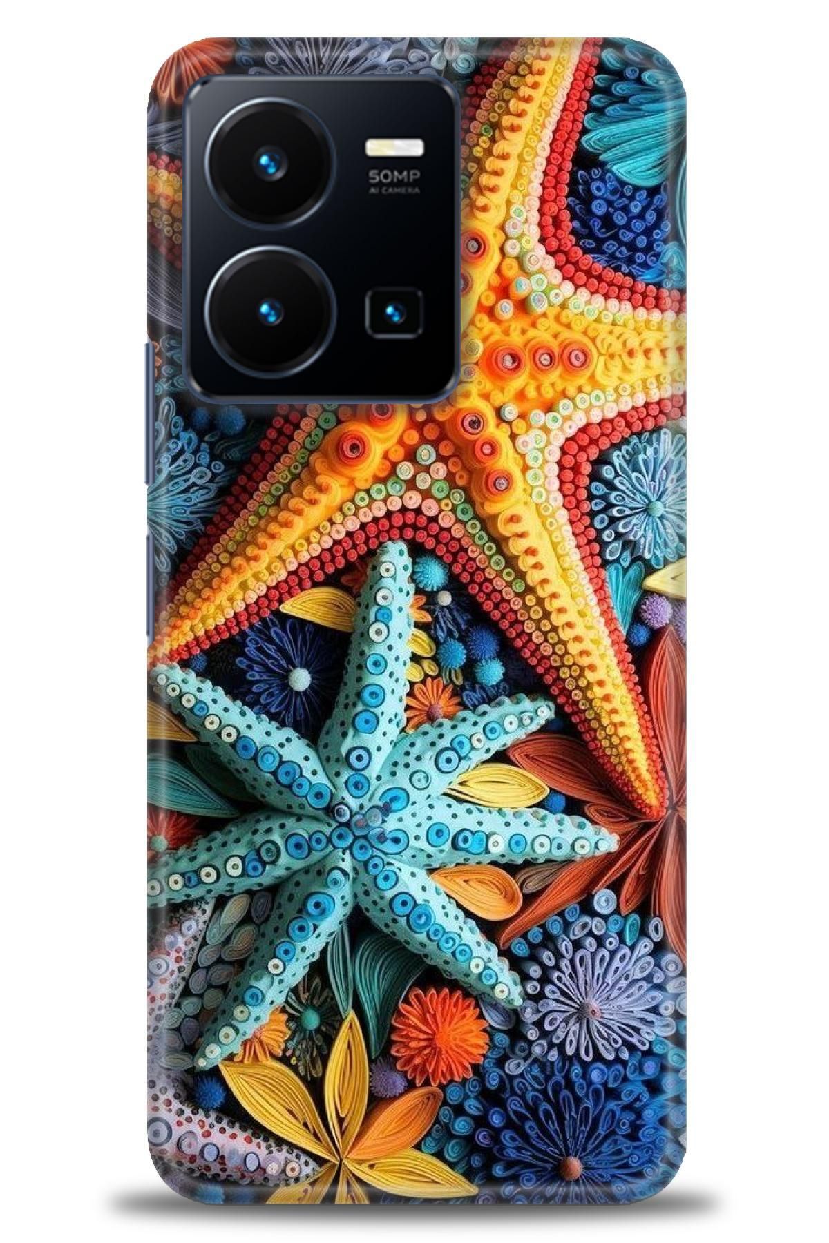 CooperTech Vivo Y22S İle Uyumlu HD Baskılı Silikon Kılıf / Y V ÖzelSeri Vivo - 2166