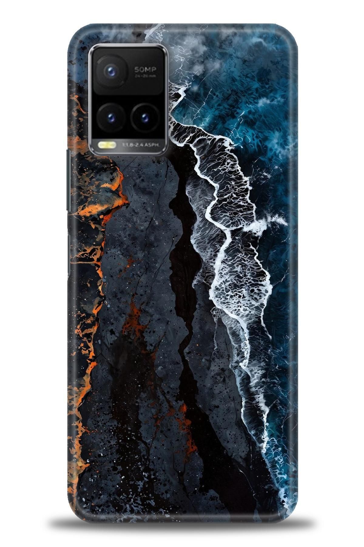 CooperTech Vivo Y21S / Y21 İle Uyumlu HD Baskılı Silikon Kılıf - ÖzelSeriVivo - 2185