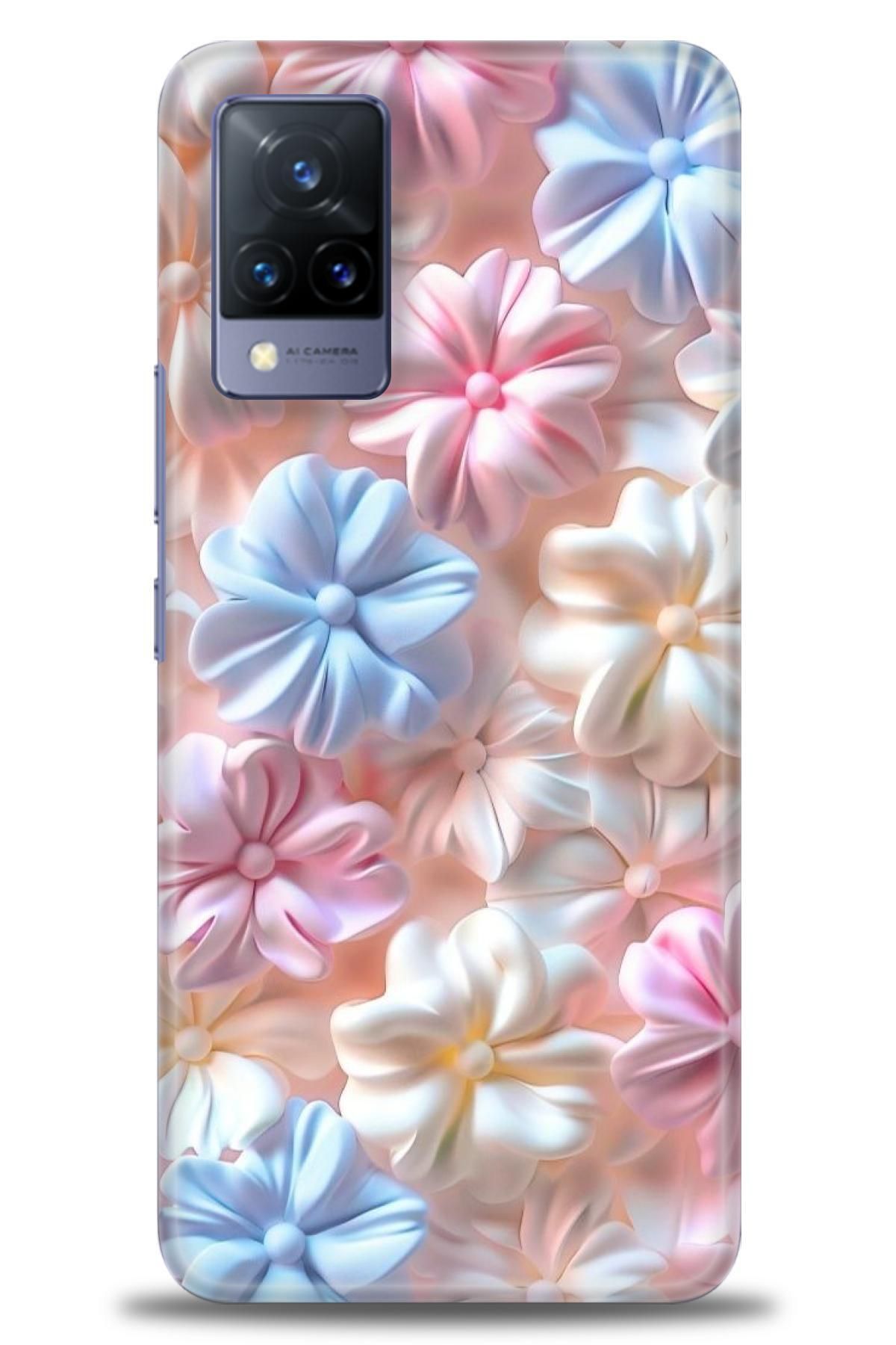 CooperTech Vivo V21 / V21E İle Uyumlu HD Baskılı Silikon Kılıf / Y V ÖzelSeri Vivo - 2446
