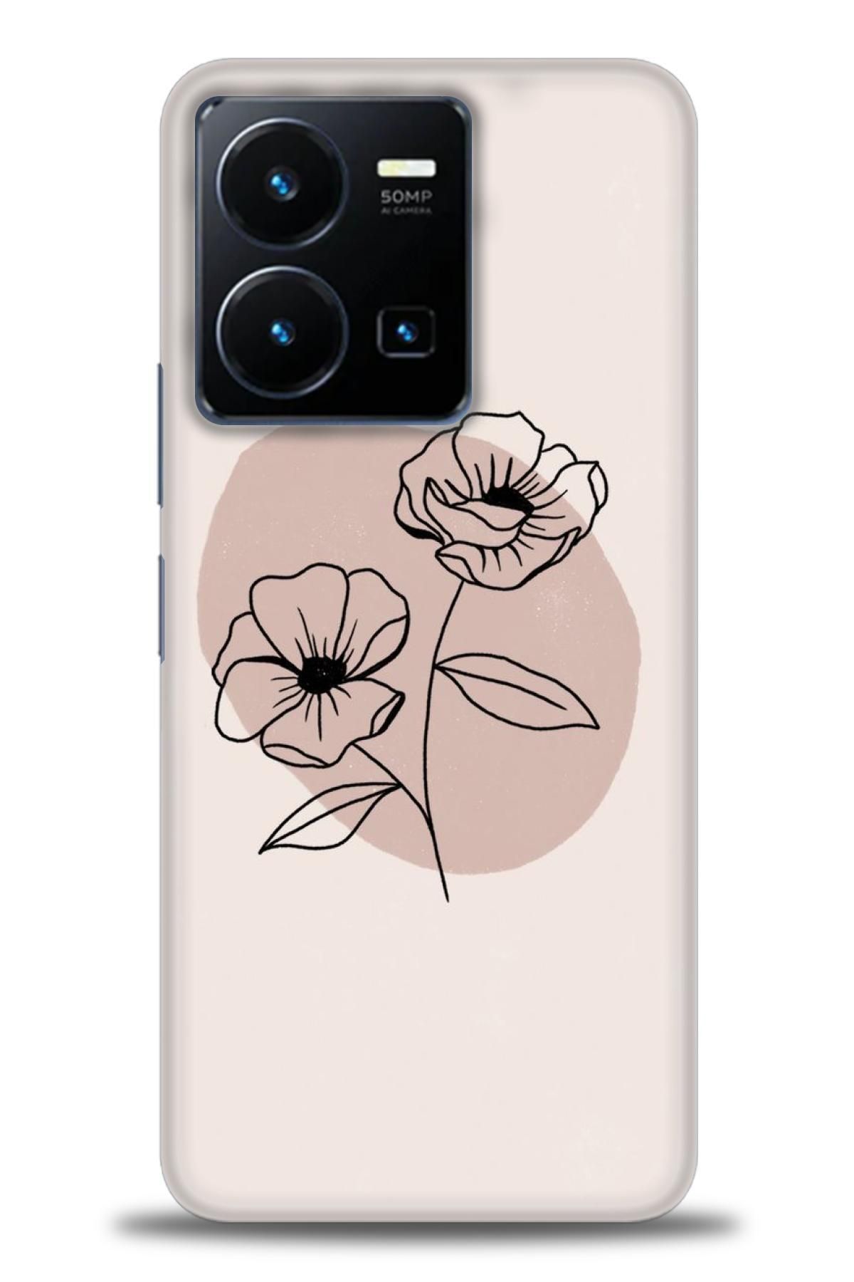 CooperTech Vivo Y35 İle Uyumlu HD Baskılı Silikon Kılıf - ÖzelSeriVivo - 2524