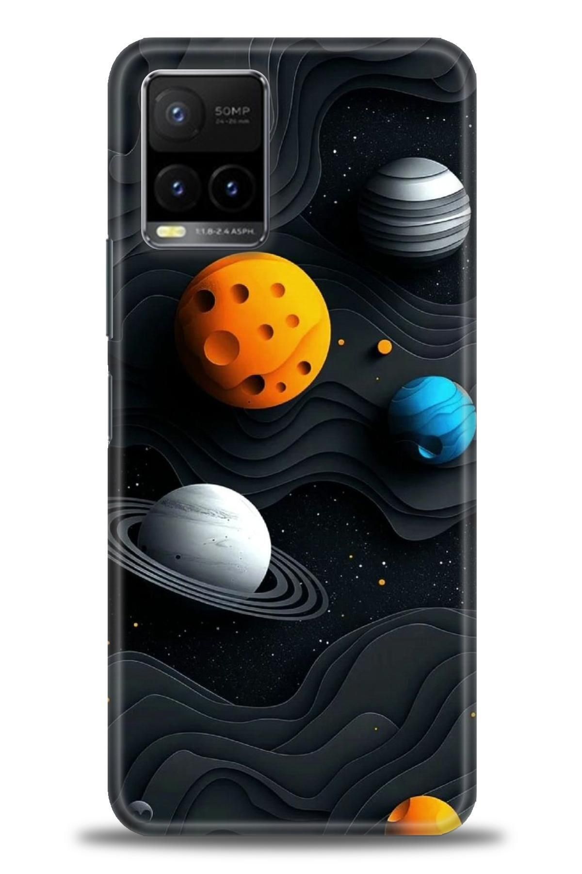 CooperTech Vivo Y21S / Y21 İle Uyumlu HD Baskılı Silikon Kılıf / Y V ÖzelSeri Vivo - 2899