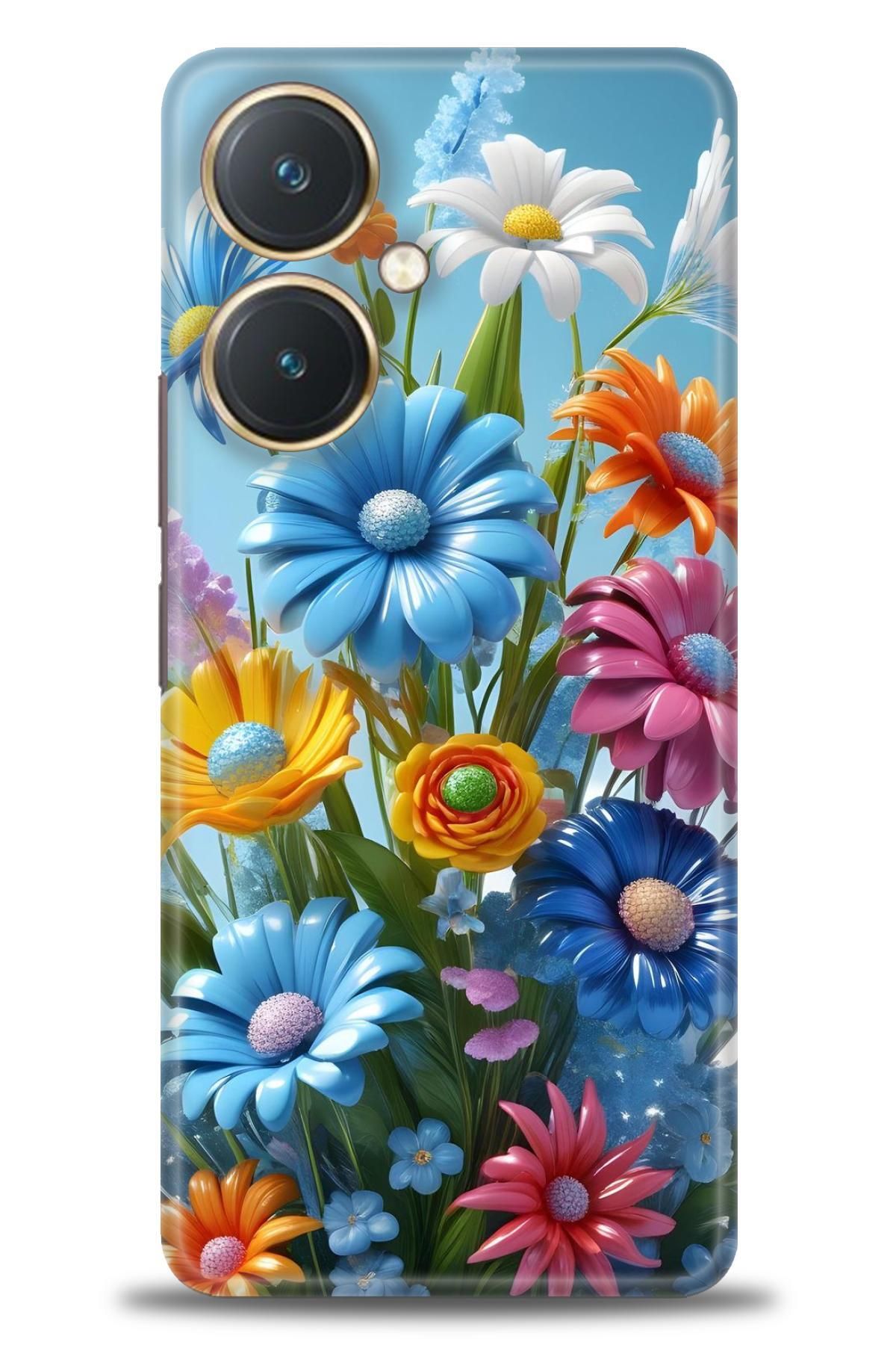 CooperTech Vivo Y27 İle Uyumlu HD Baskılı Silikon Kılıf - ÖzelSeriVivo - 2433