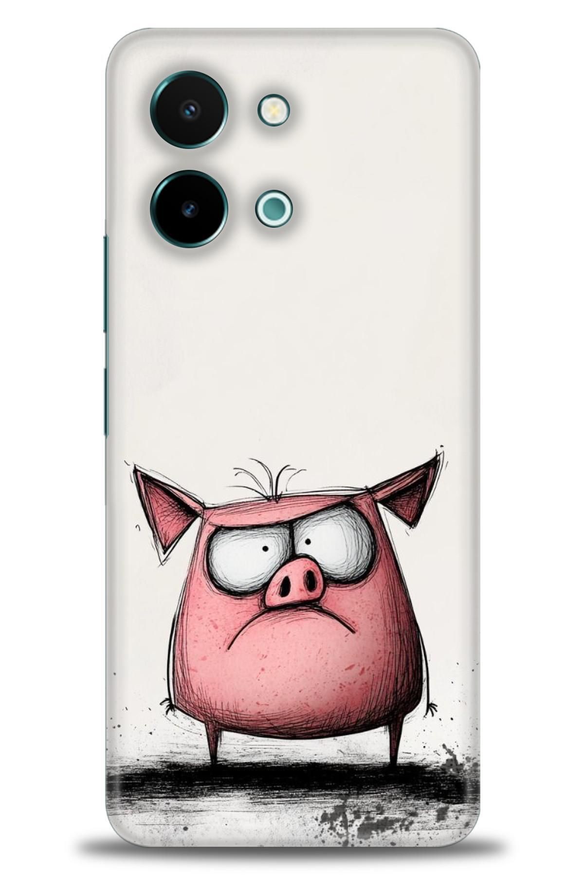 CooperTech Vivo Y28 İle Uyumlu HD Baskılı Silikon Kılıf / Y V ÖzelSeri Vivo - 2707