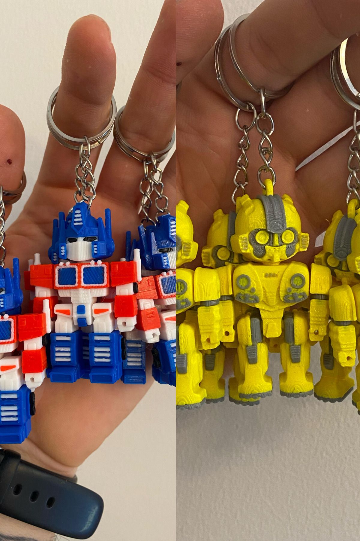 KEMX-Transformers Optimus Prime and Bumblebee Keychain 1