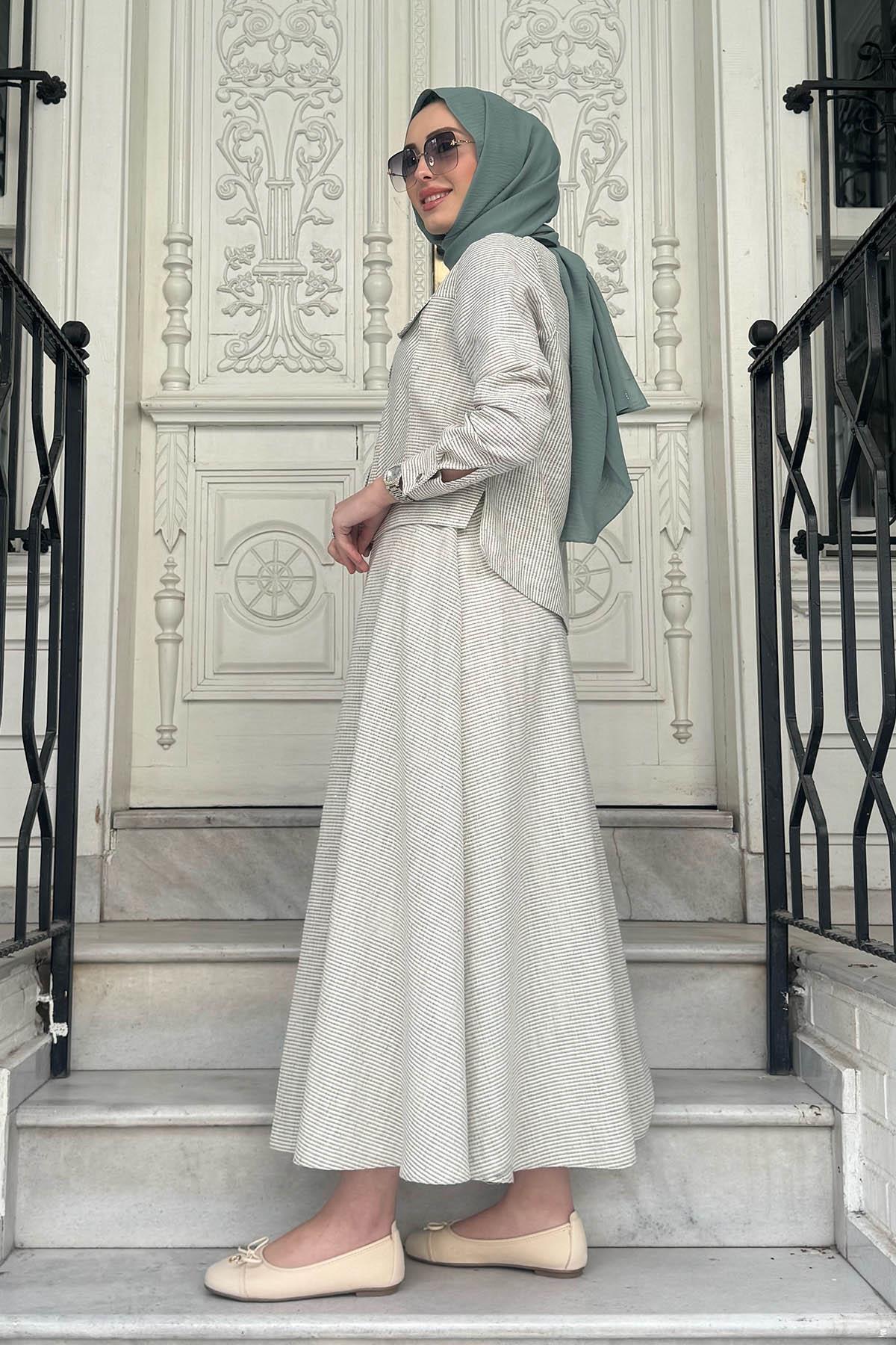 Moodbasic-Skirt Suit M24.685 Çağla 2