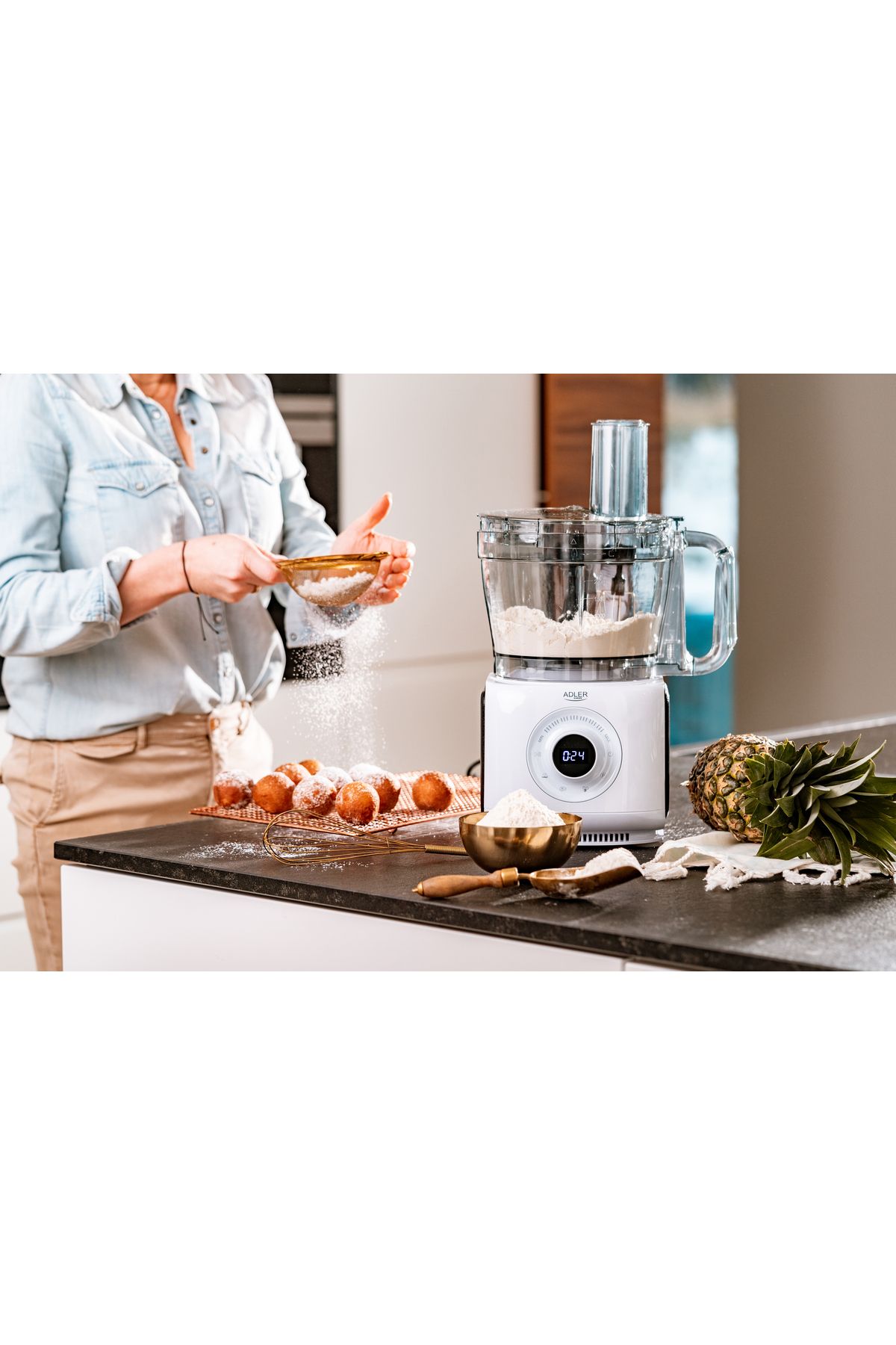 adler-AD 4224 food processor, 12 functions, 1000W, max power 2000W 5