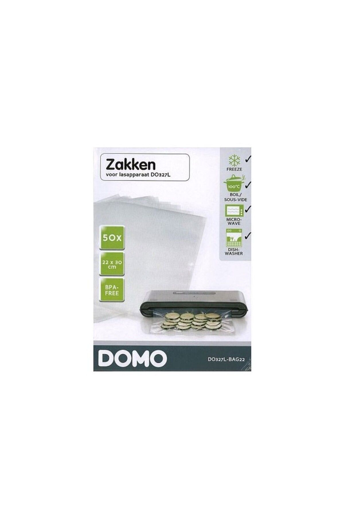Domo Set 50 De Saci De Vid Domo Do327l-bag 22, Dimensiune 22x30 Cm - Mărime unică