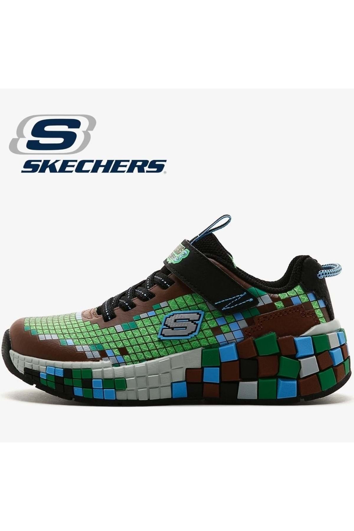 SKECHERS Megacraft 3.0 402182l Ortopedik Çocuk Spor Ayakkabı Yeşil