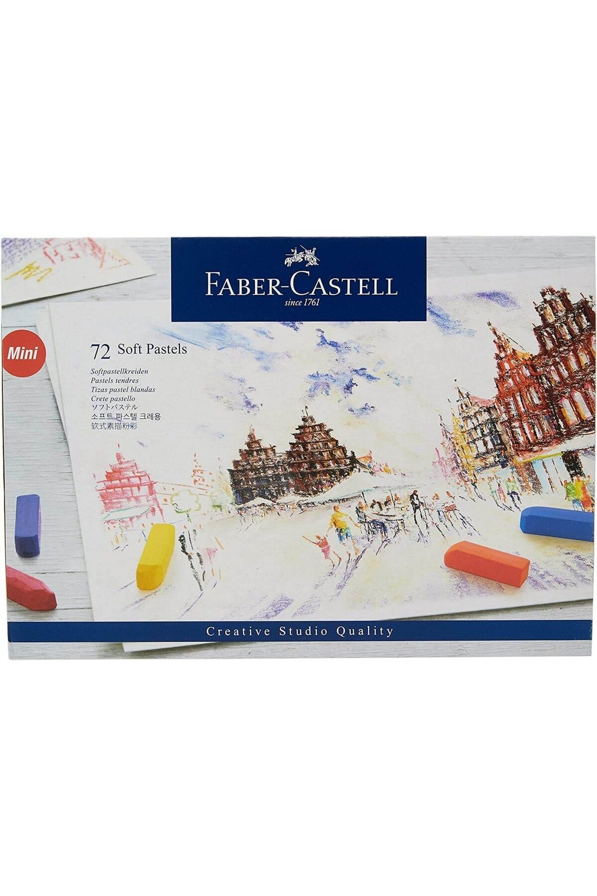 Faber Castell Creative Studio Mini Toz Pastel Boya (Soft), 72 Renk