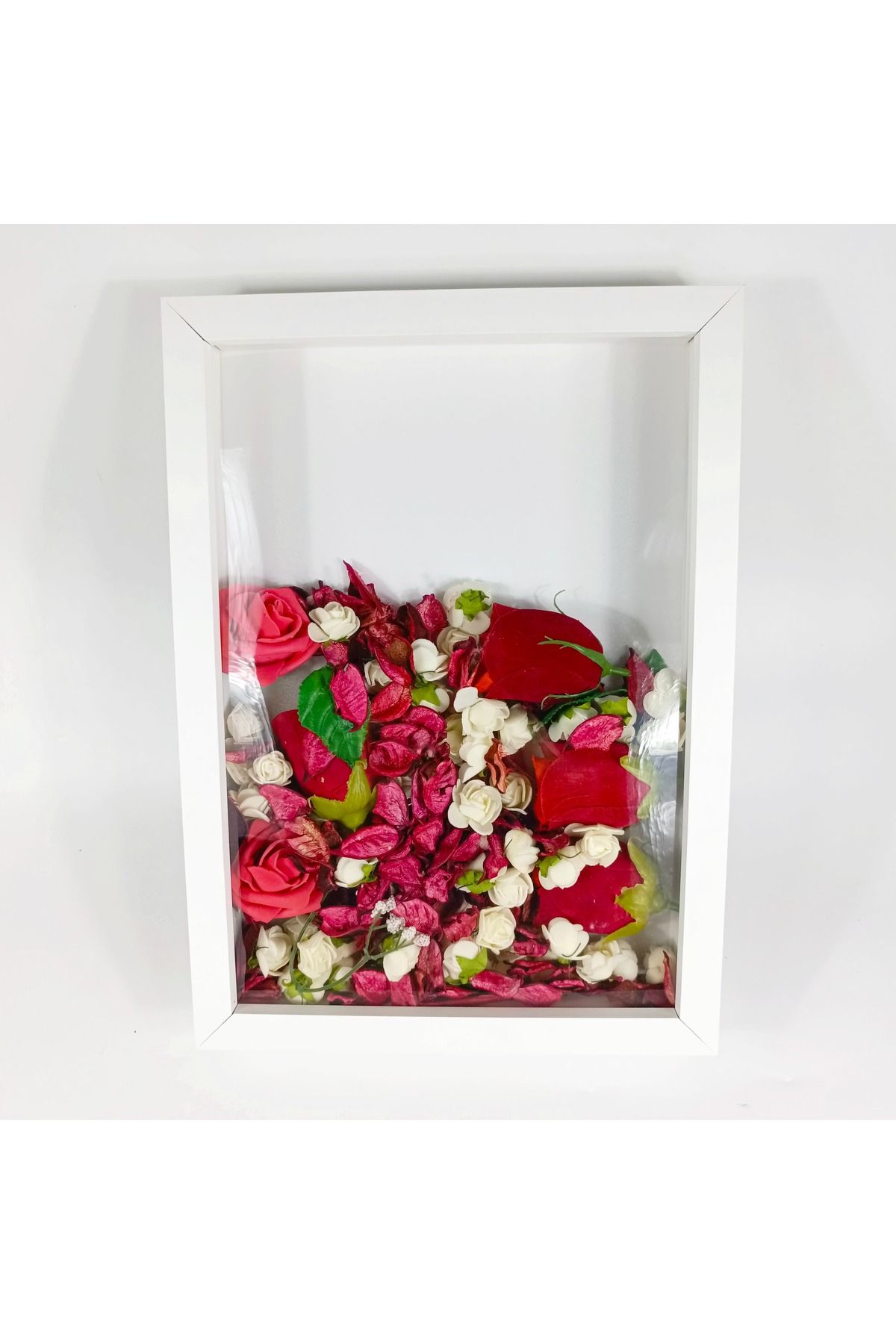 Hometaş Ev Ürünleri-25X30 Deep Memory Frame Rose Box Prompt Flower Frame New Generation Frame 1
