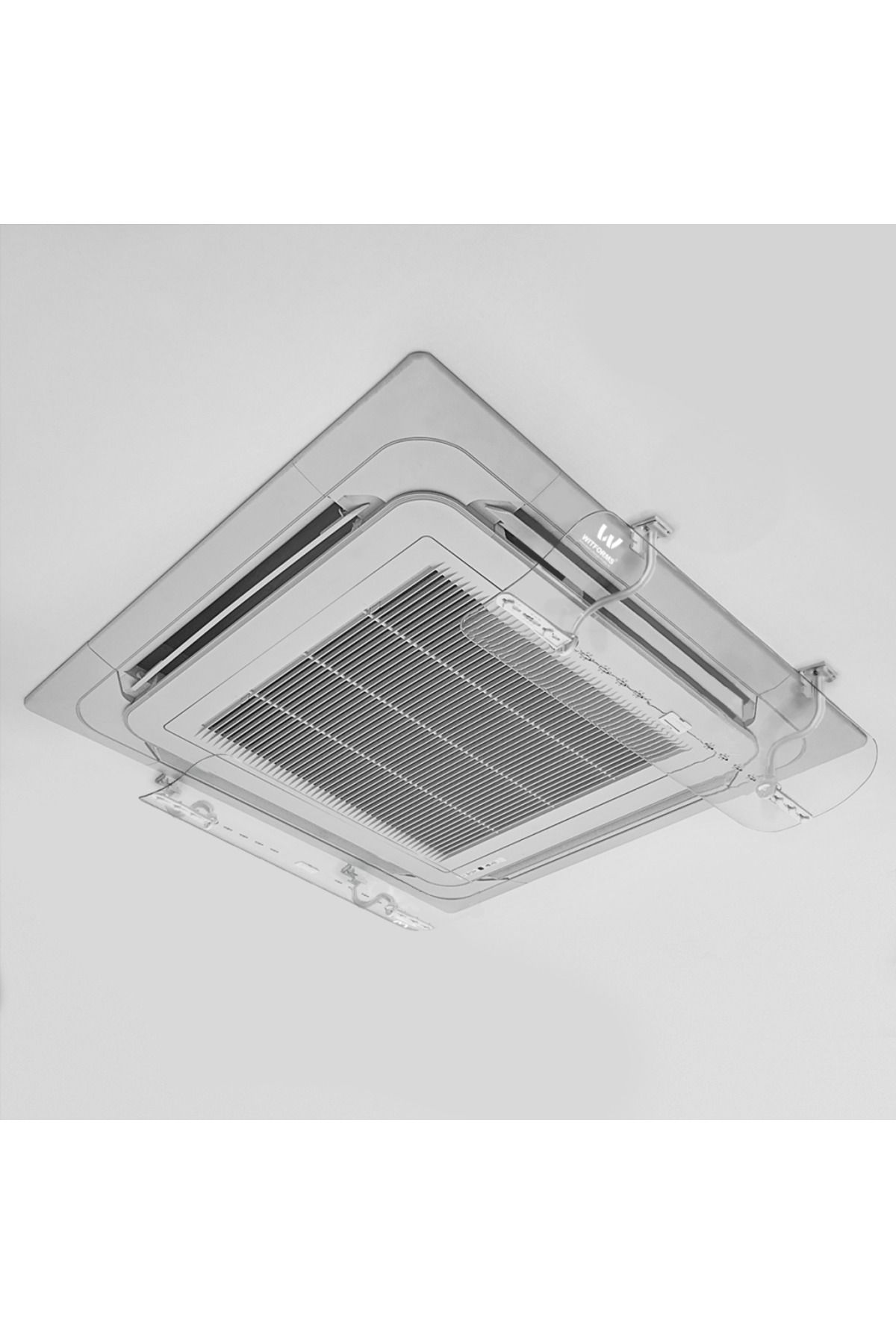 WİTFORMS-Whitforms Adjustable Cassette Air Conditioner Deflector, Easy to Install and Remove 1