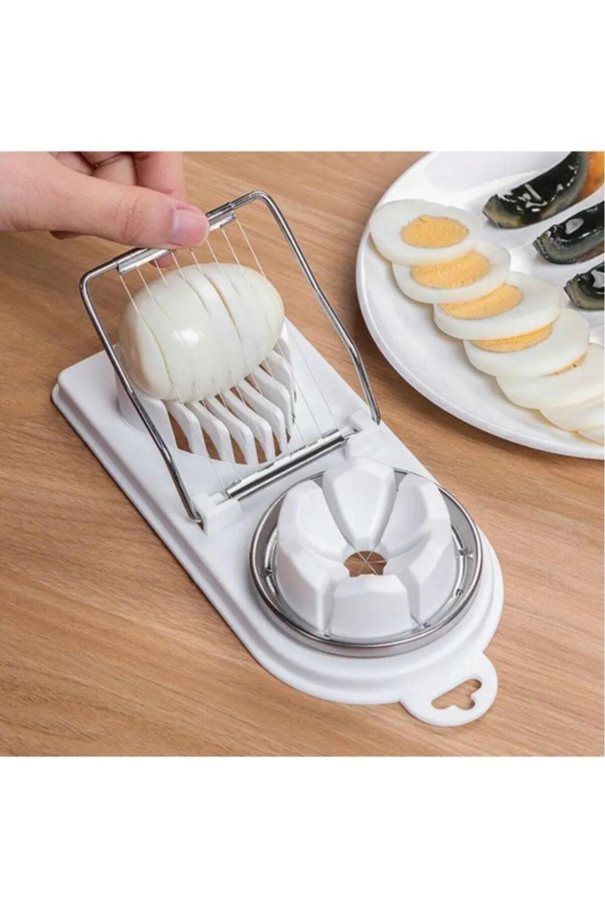 optana-Egg Slicer and Cutter with Dual Functions Perfect Egg Slicing Machine 3