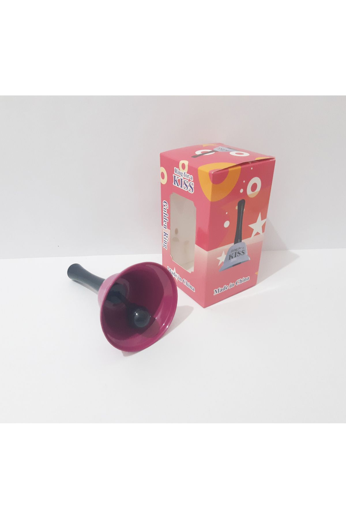 renkli çiçekler-Hand Bell Reception Bell El Bell Multi-Purpose Bell 3