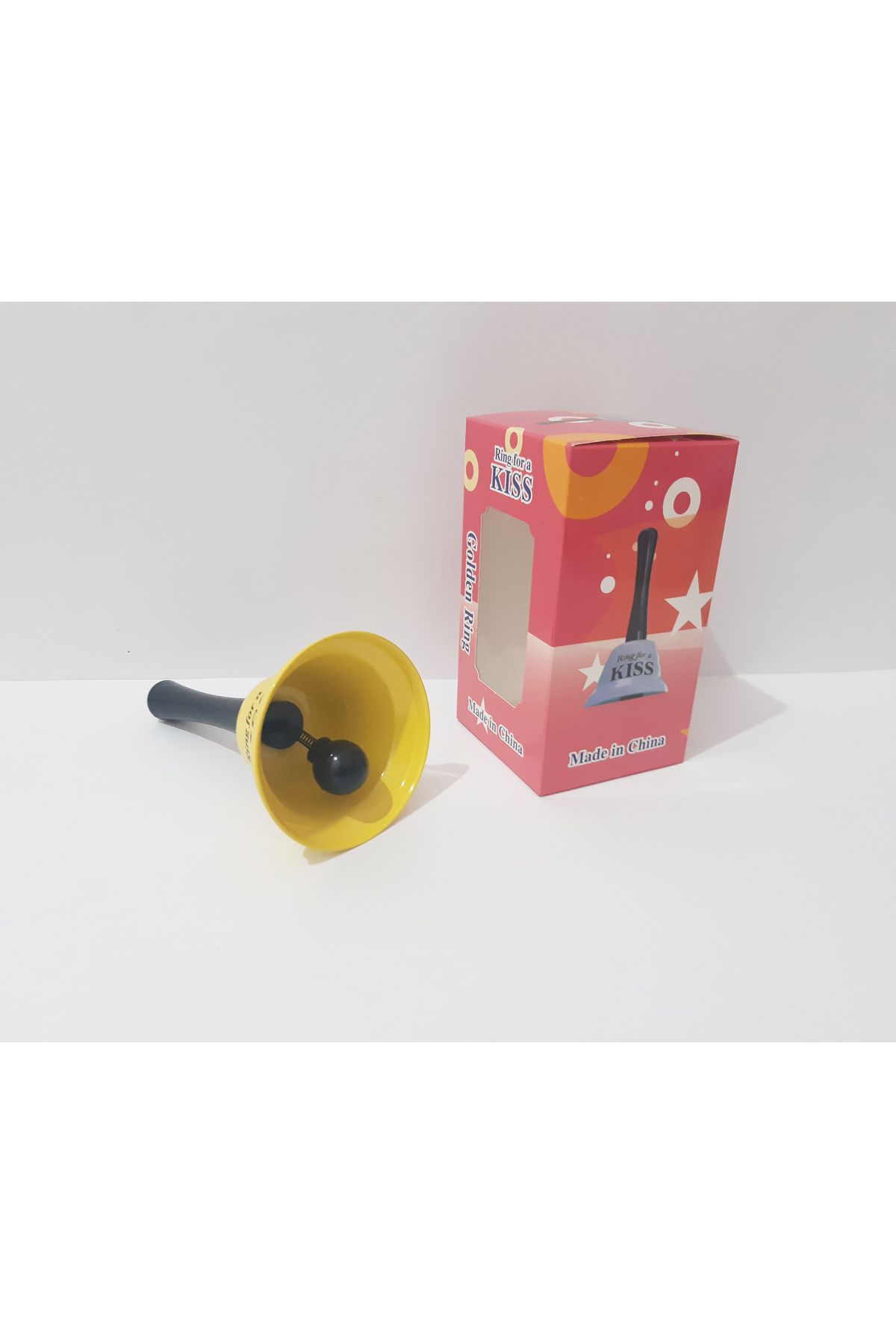 renkli çiçekler-Hand Bell Reception Bell El Bell Multi-Purpose Bell 3