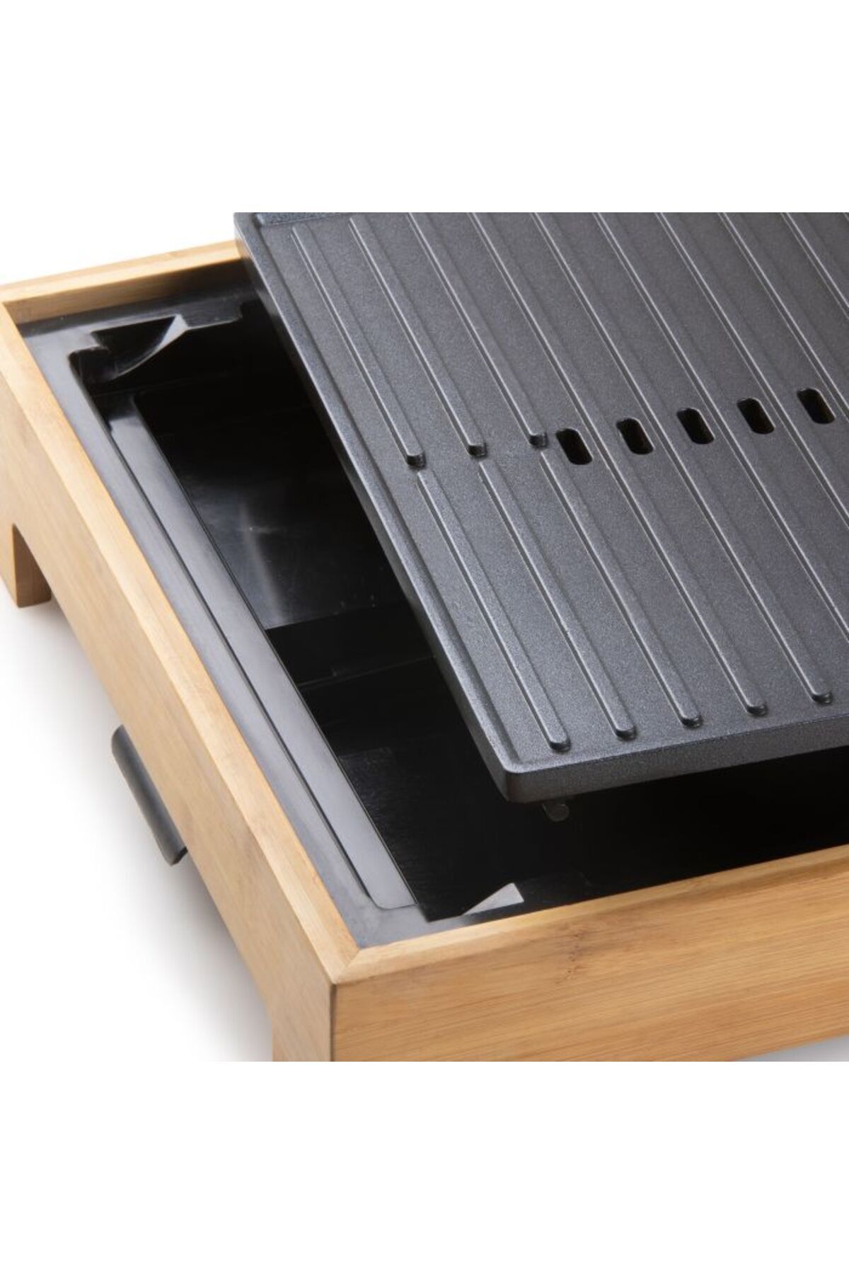 Domo-Gratar Teppan Yaky Domo DO9271G, 1800W, 42x28cm, bambus 3
