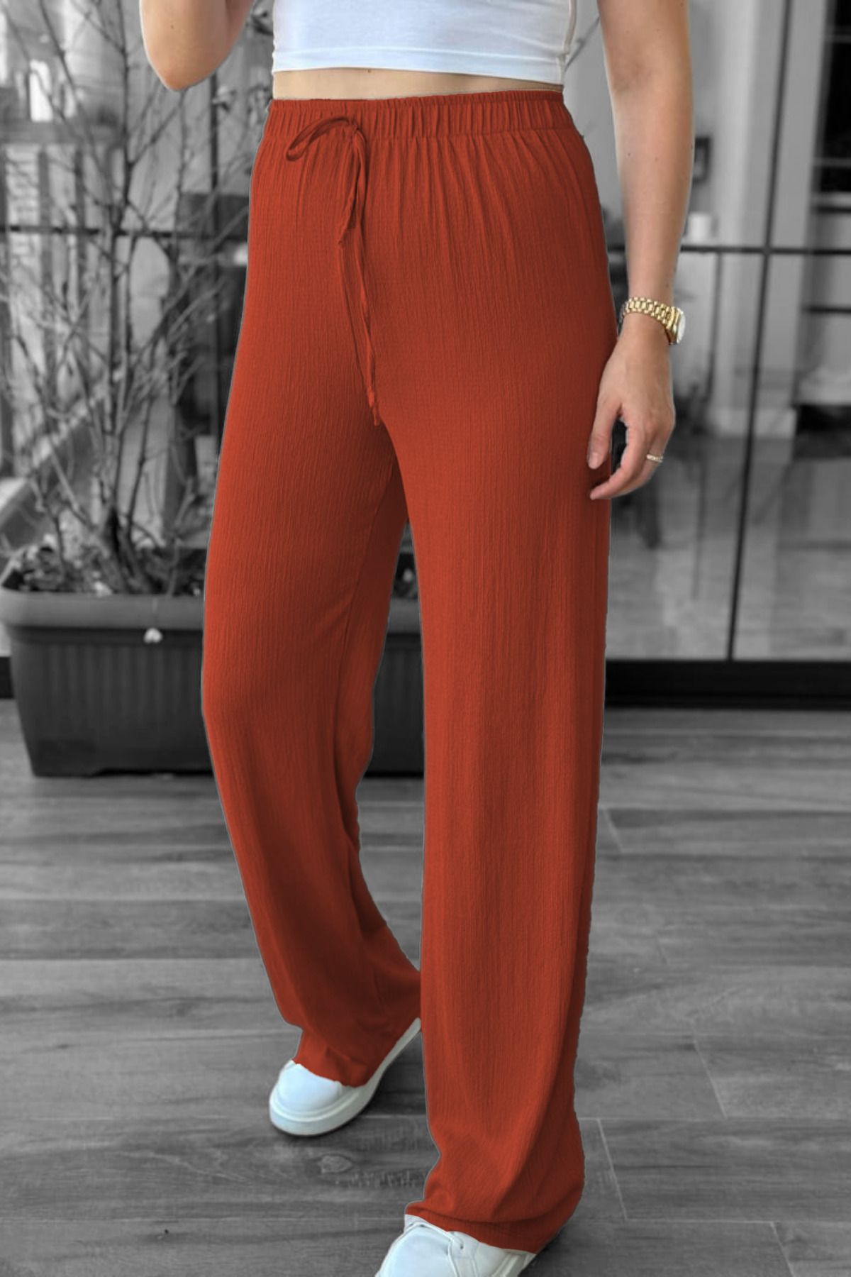 ruNadeS-Women's Loose Wrap Spanish Palazzo Trousers 3