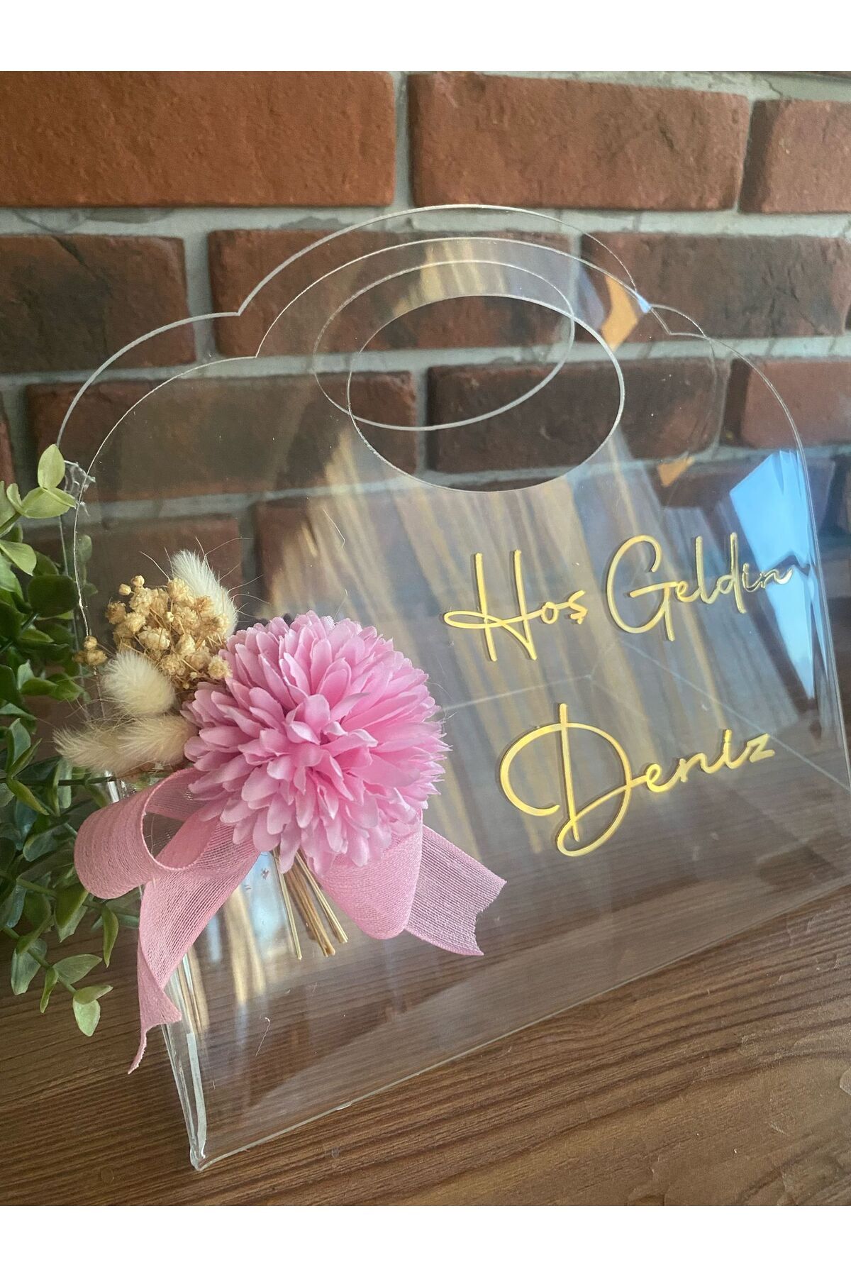 DECORA HOBİ Pleksi Büküm Çanta, Yenidoğan Hediyesi, Babyshower, Doğum Günü, Bebek Çikolatası, Hediyelik Kutusu fotoğrafı 2 (önizleme)
