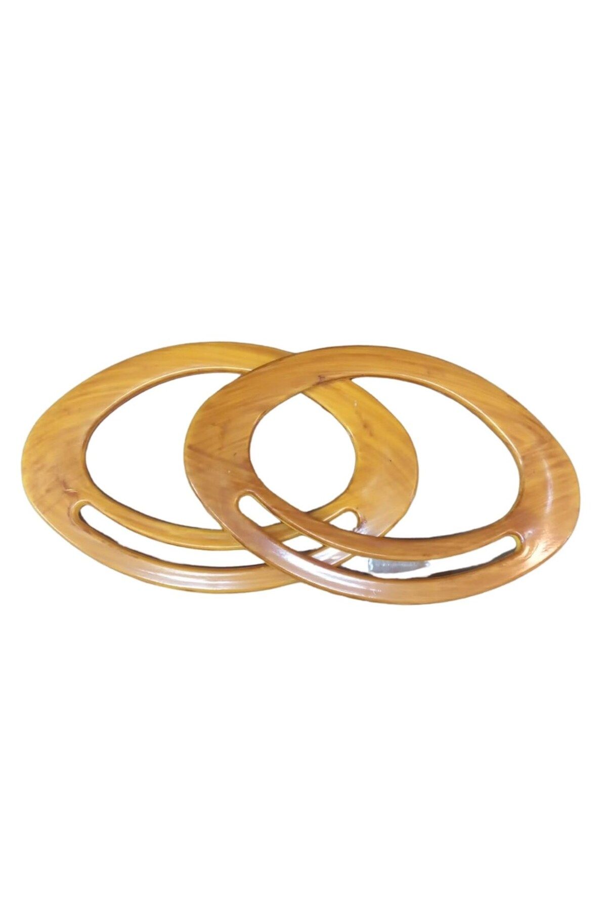 Tunastore Çanta Sapı Oval Açık Kahverengi 18 cm