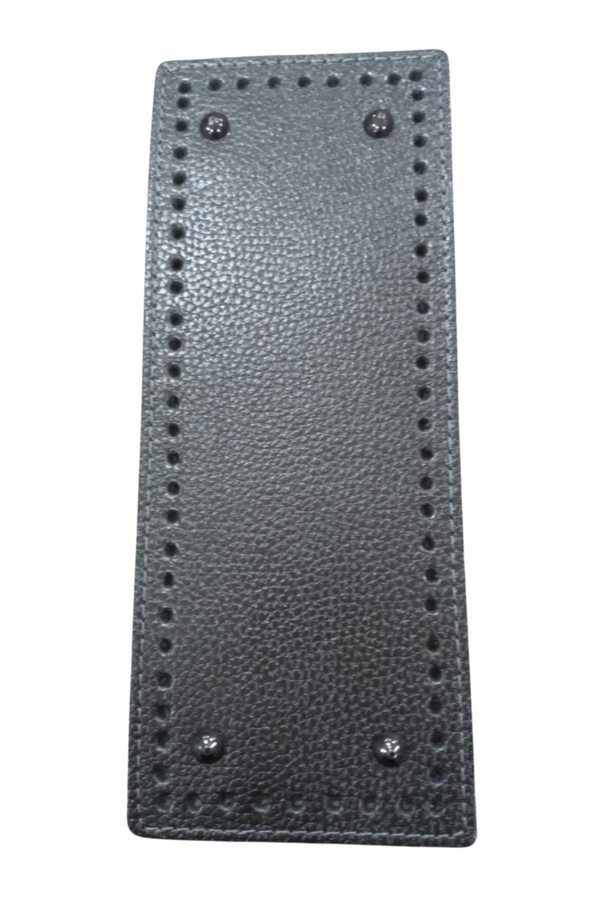 Tunastore Çanta Tabanı Dikdörtgen 25 cm Gümüş