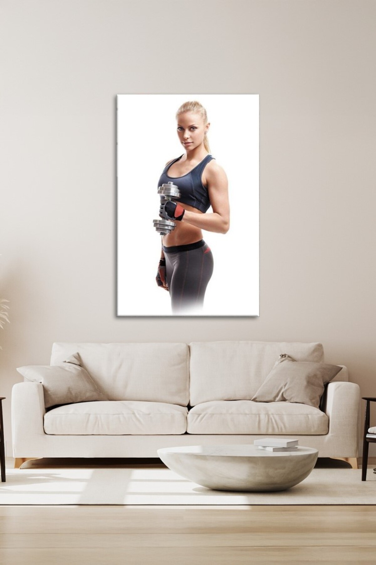Spor Fitnes Cam Tablo görsel 3