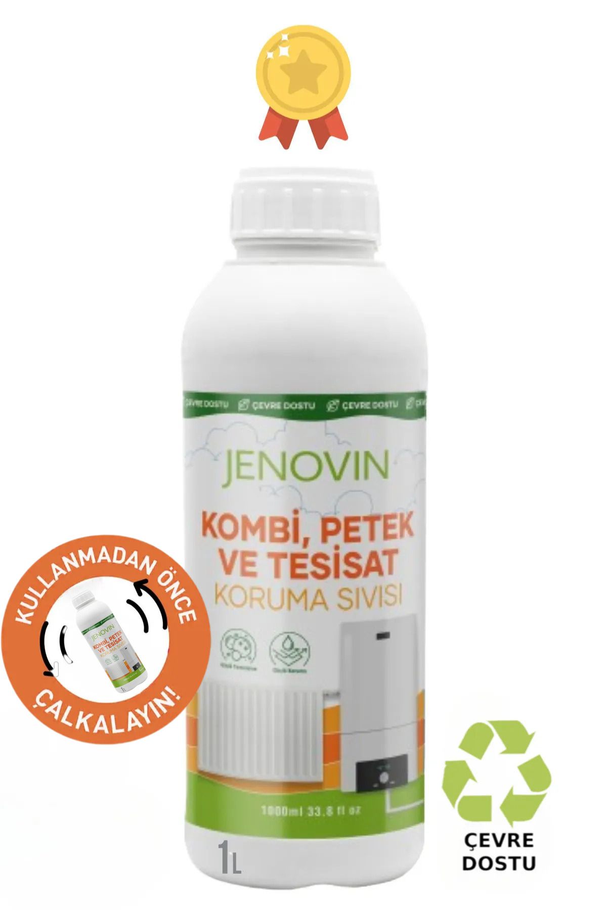 Jenovin Kombi, Tesisat Koruma Ve Bakım Kimyasalı 1 L | Kombi Ve Petek Için Etkili Koruma