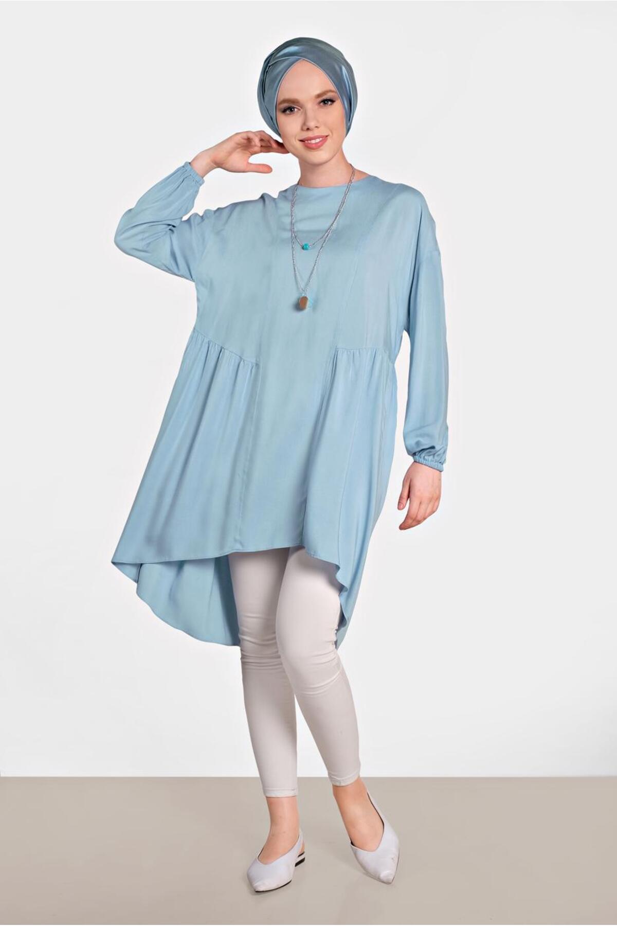 آلوینا تونیک با آستینهای لاستیکی، جزئیات ۴۳۰۰ آلوینا تونیک با آستینهای لاستیکی، جزئیات ۴۳۰۰